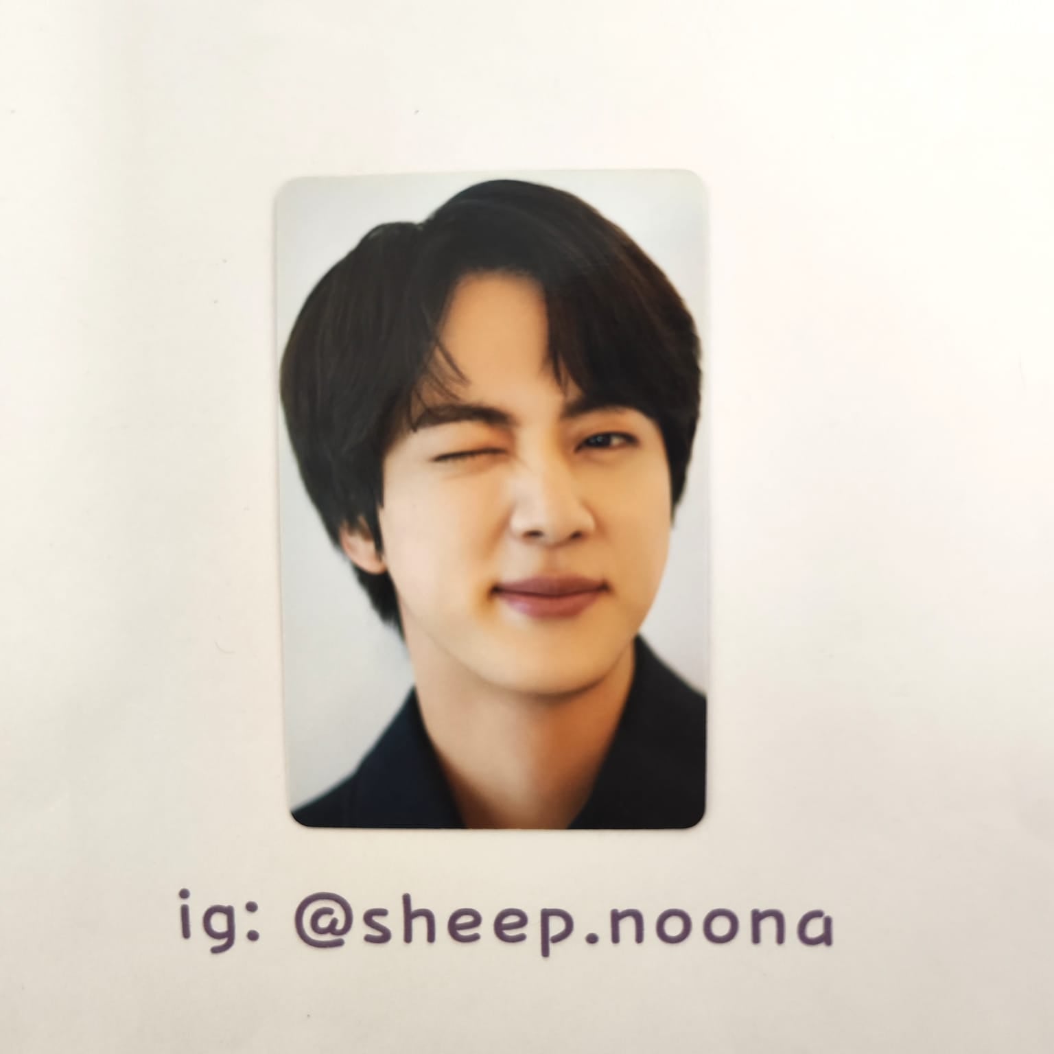 Photocards Jin BTS