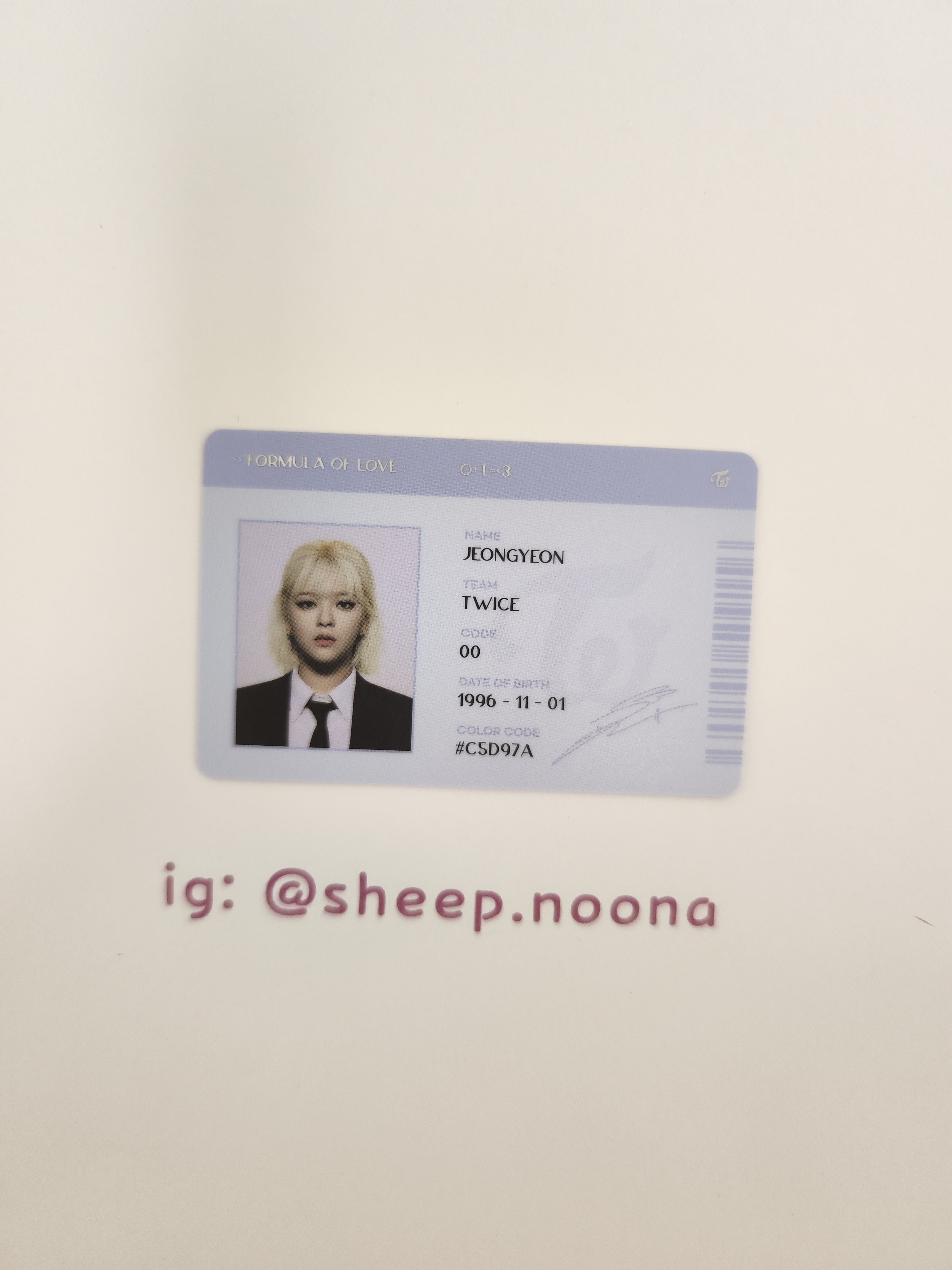 Photocards Jeongyeon Twice