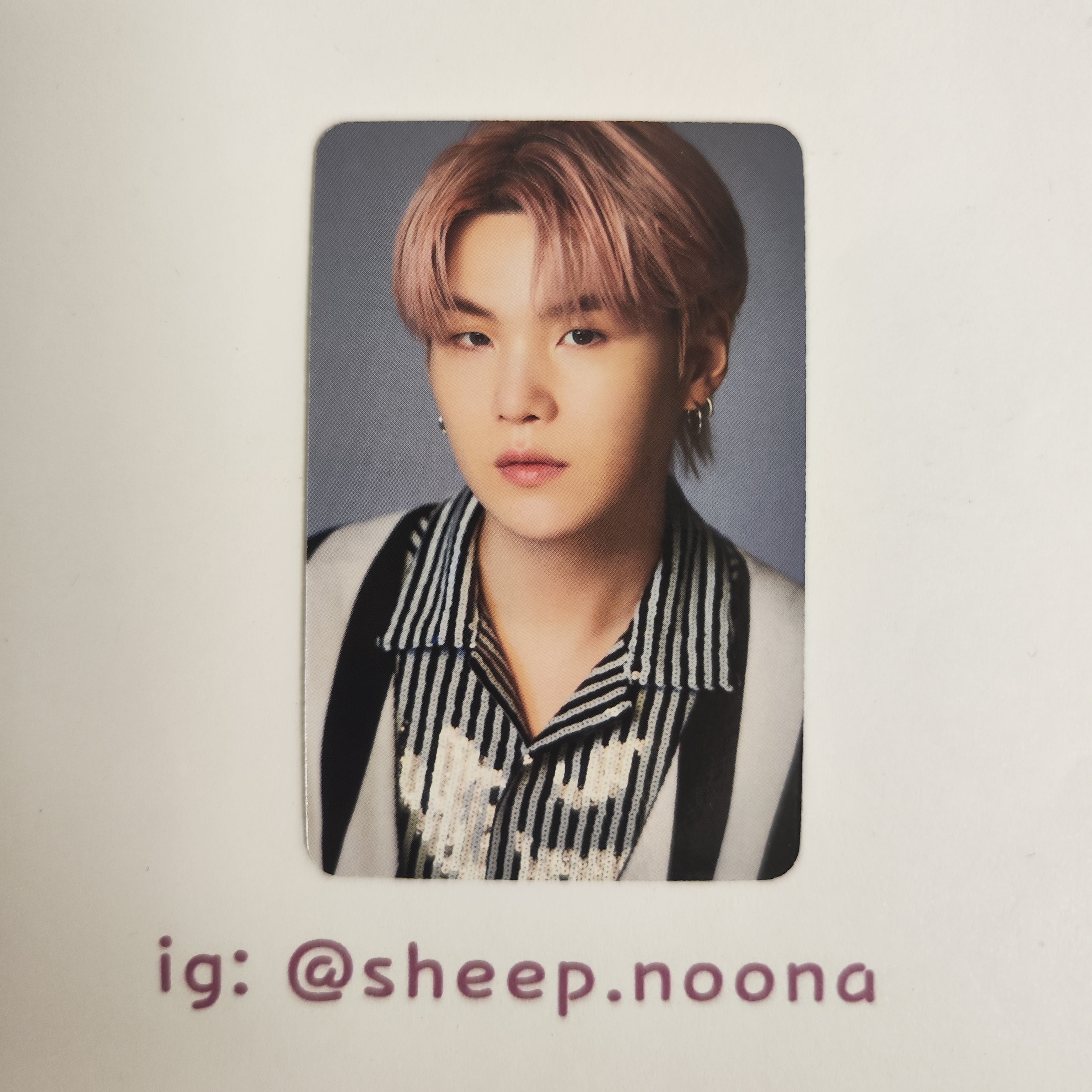 Photocards Suga BTS