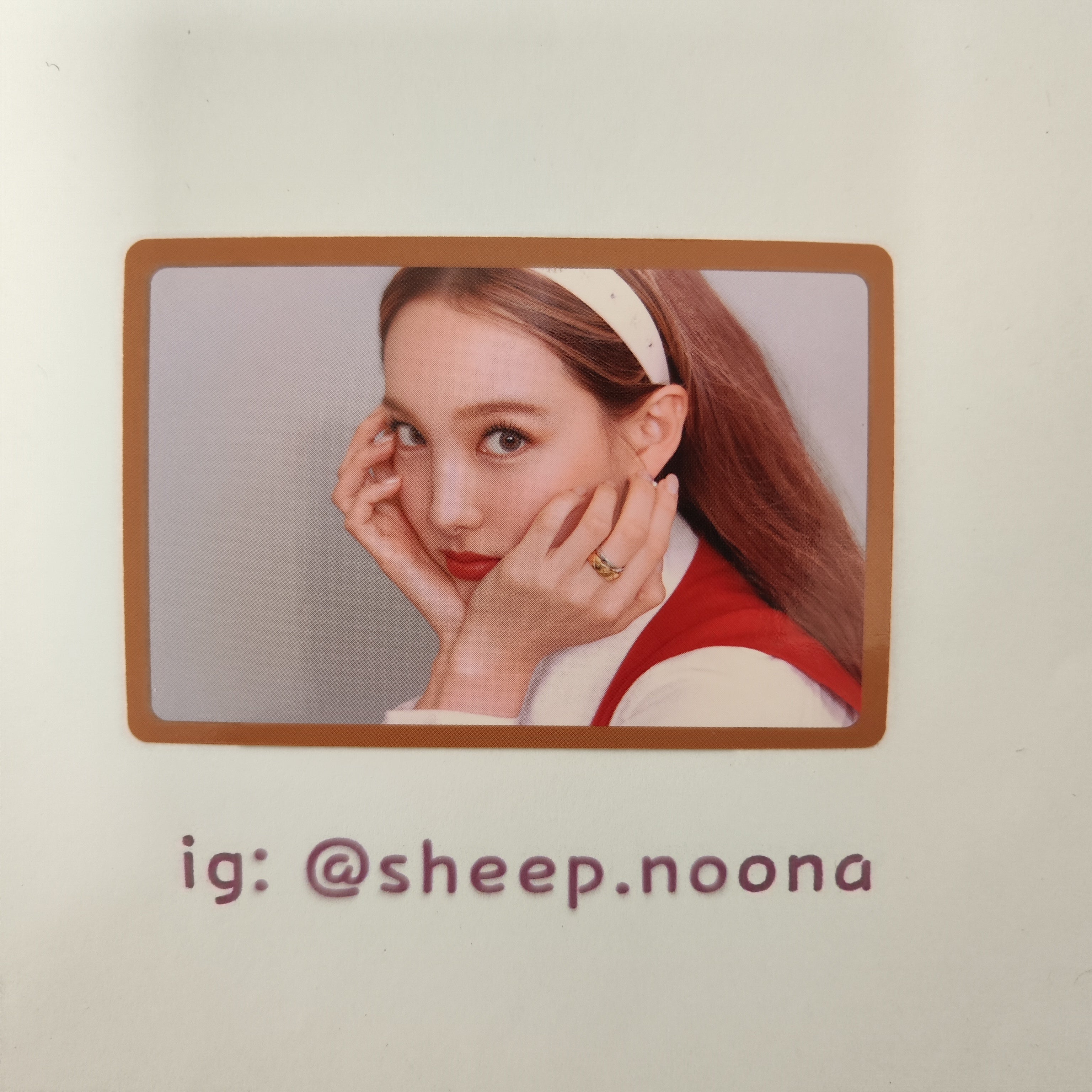 Photocard Nayeon Twice