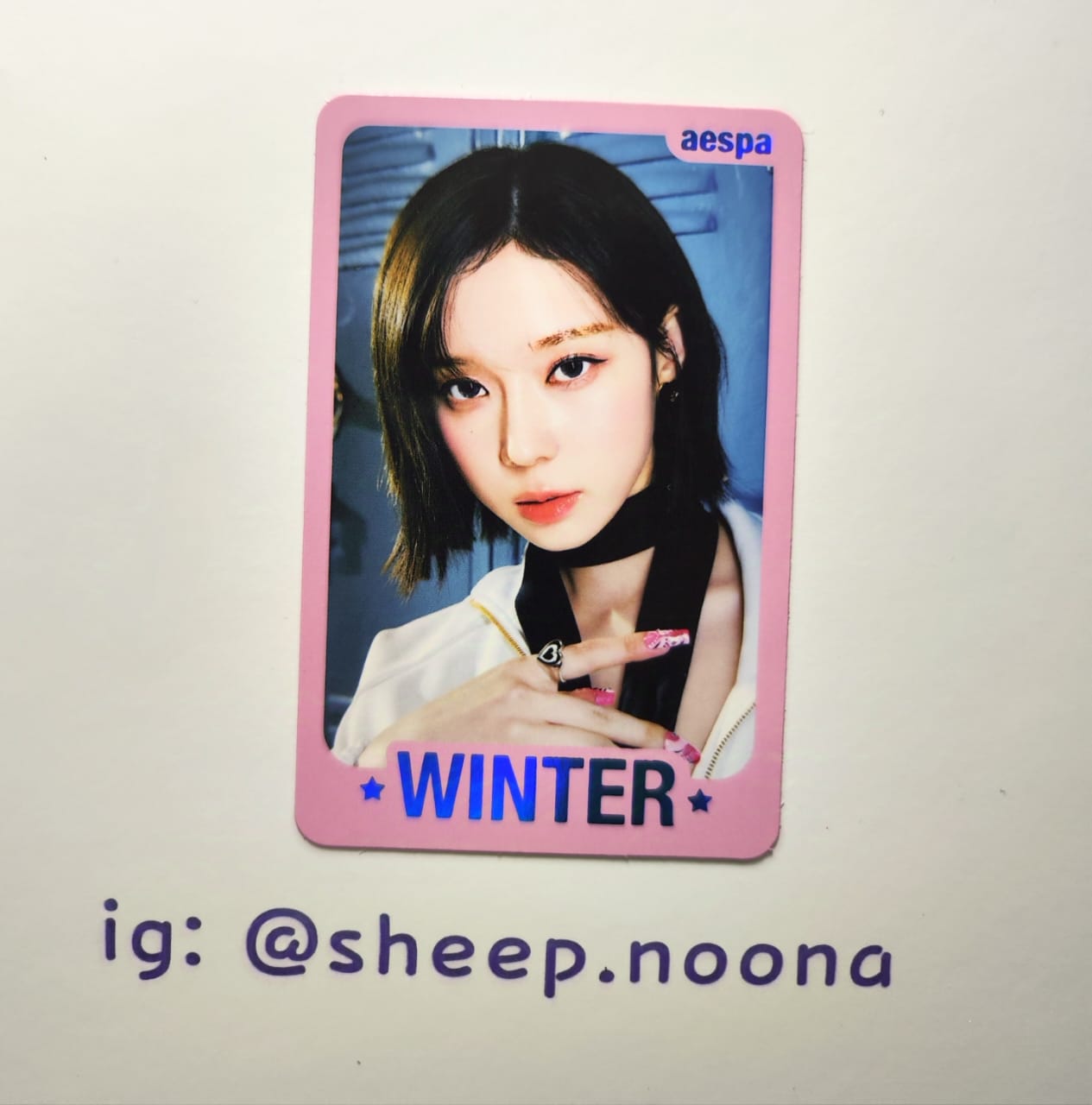 Photocards Winter Aespa