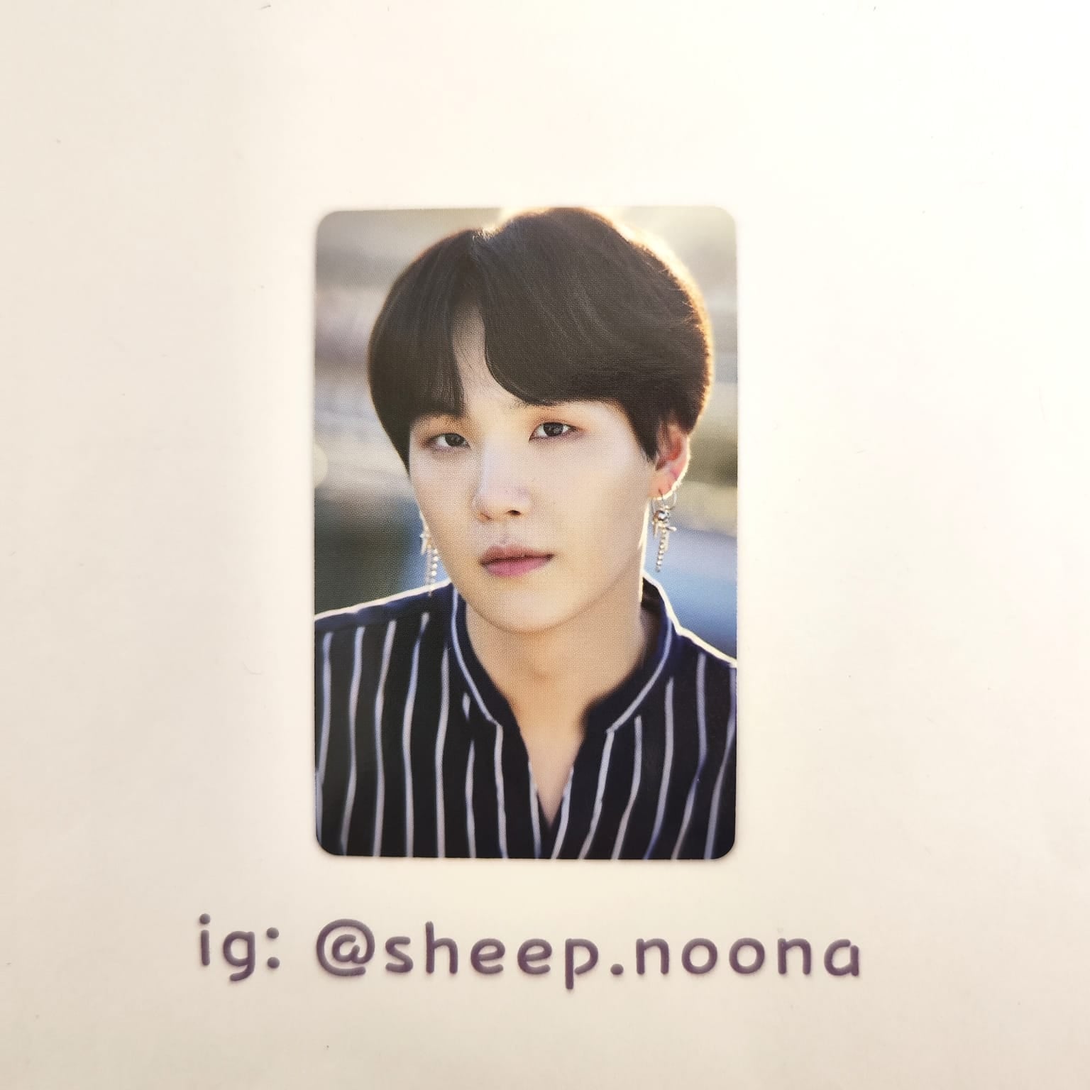 Photocards Suga BTS