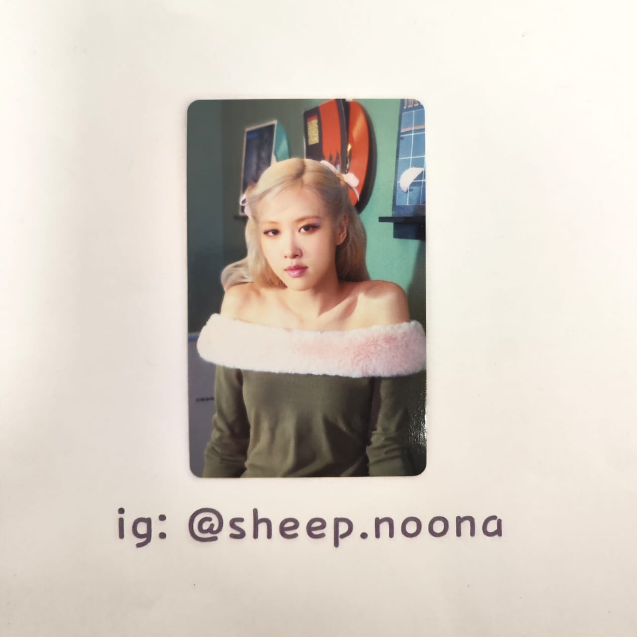 Photocards Rose Blackpink