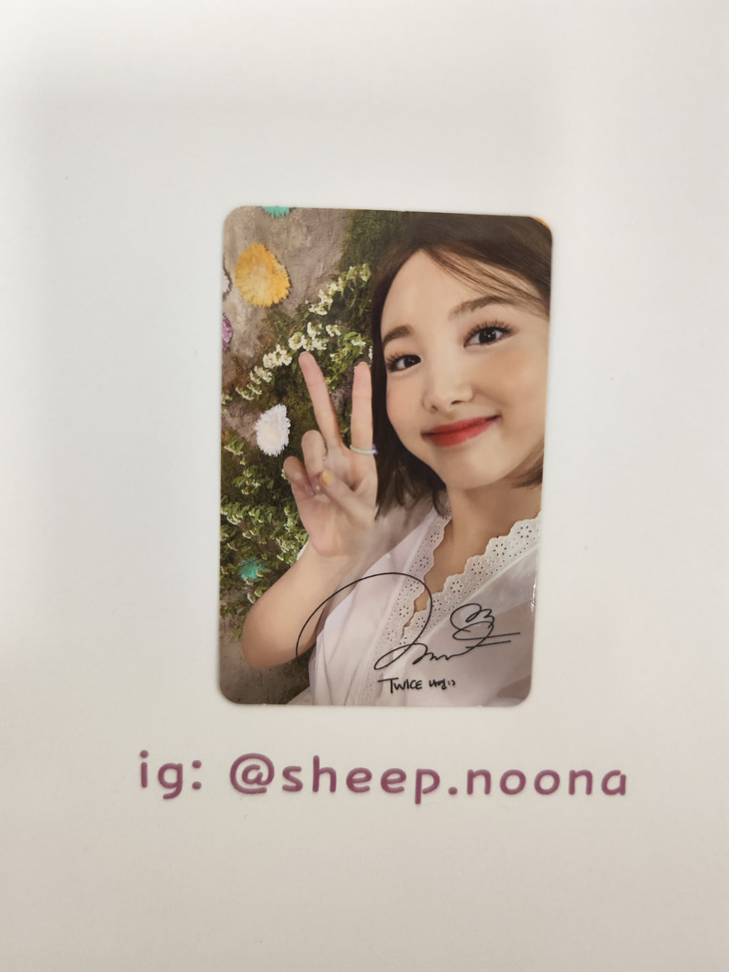 Photocard Nayeon Twice