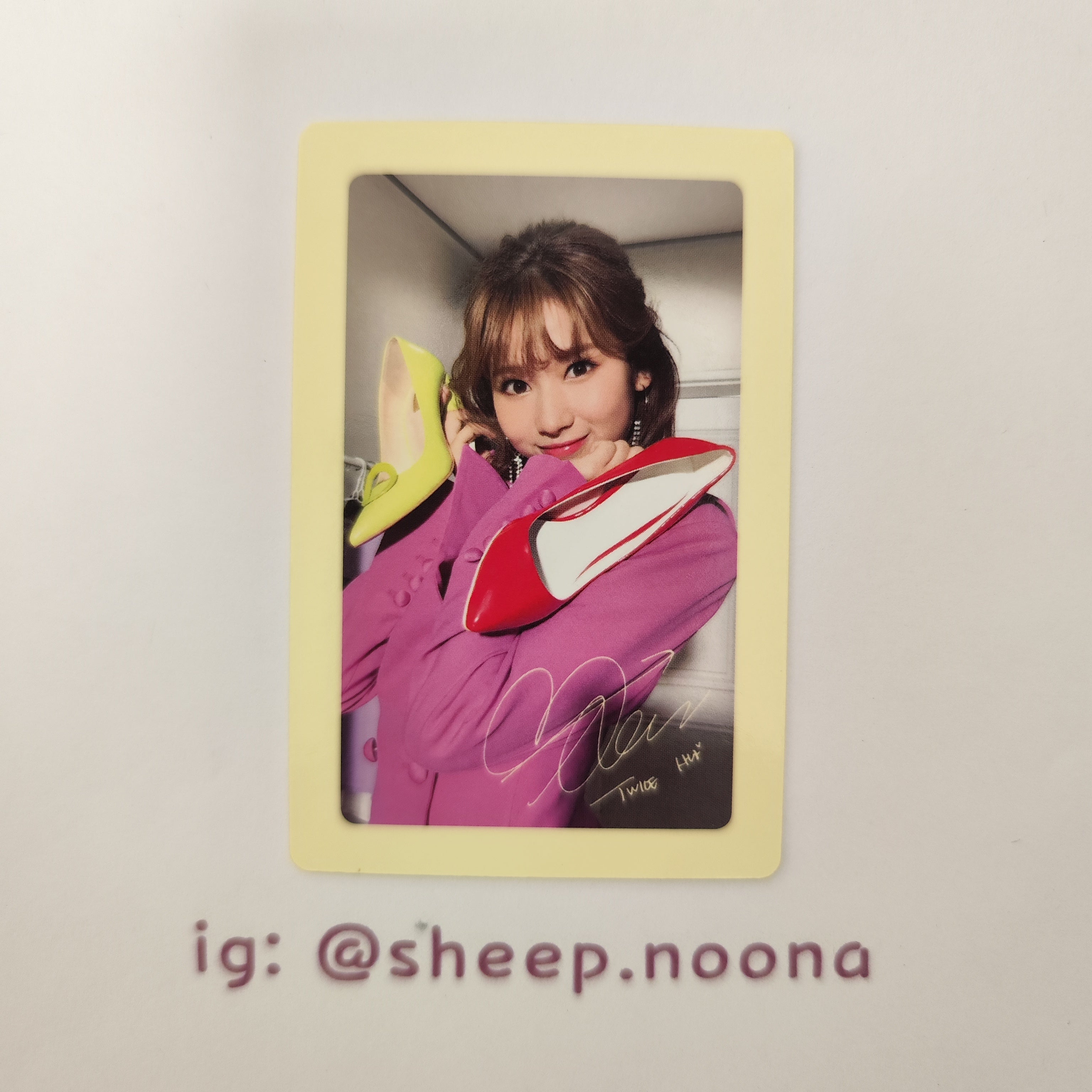 Photocard Sana Twice