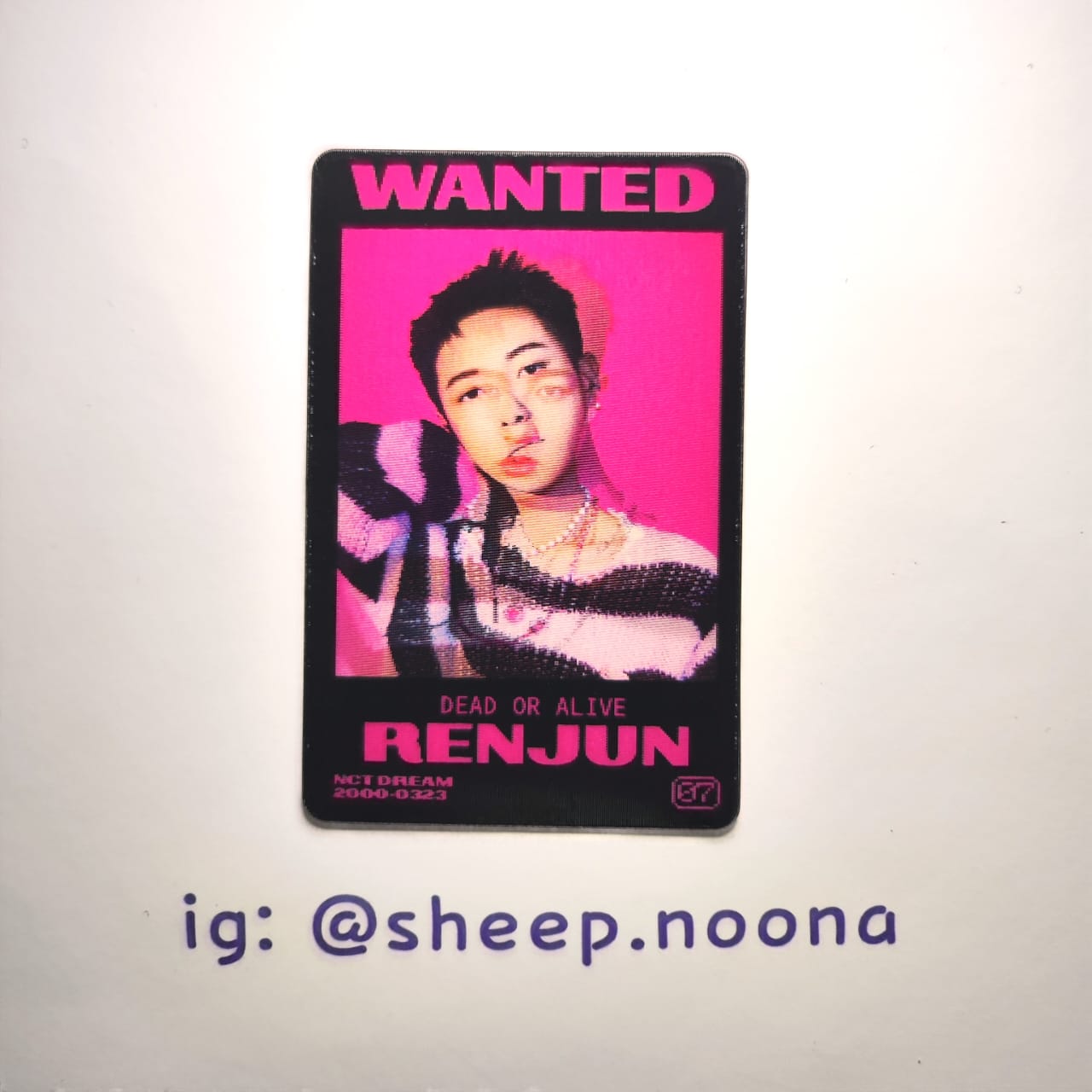 Photocards Renjun NCT Dream
