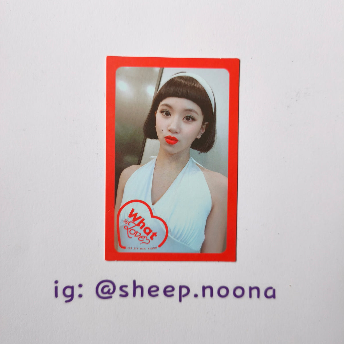 Photocards Chaeyoung Twice