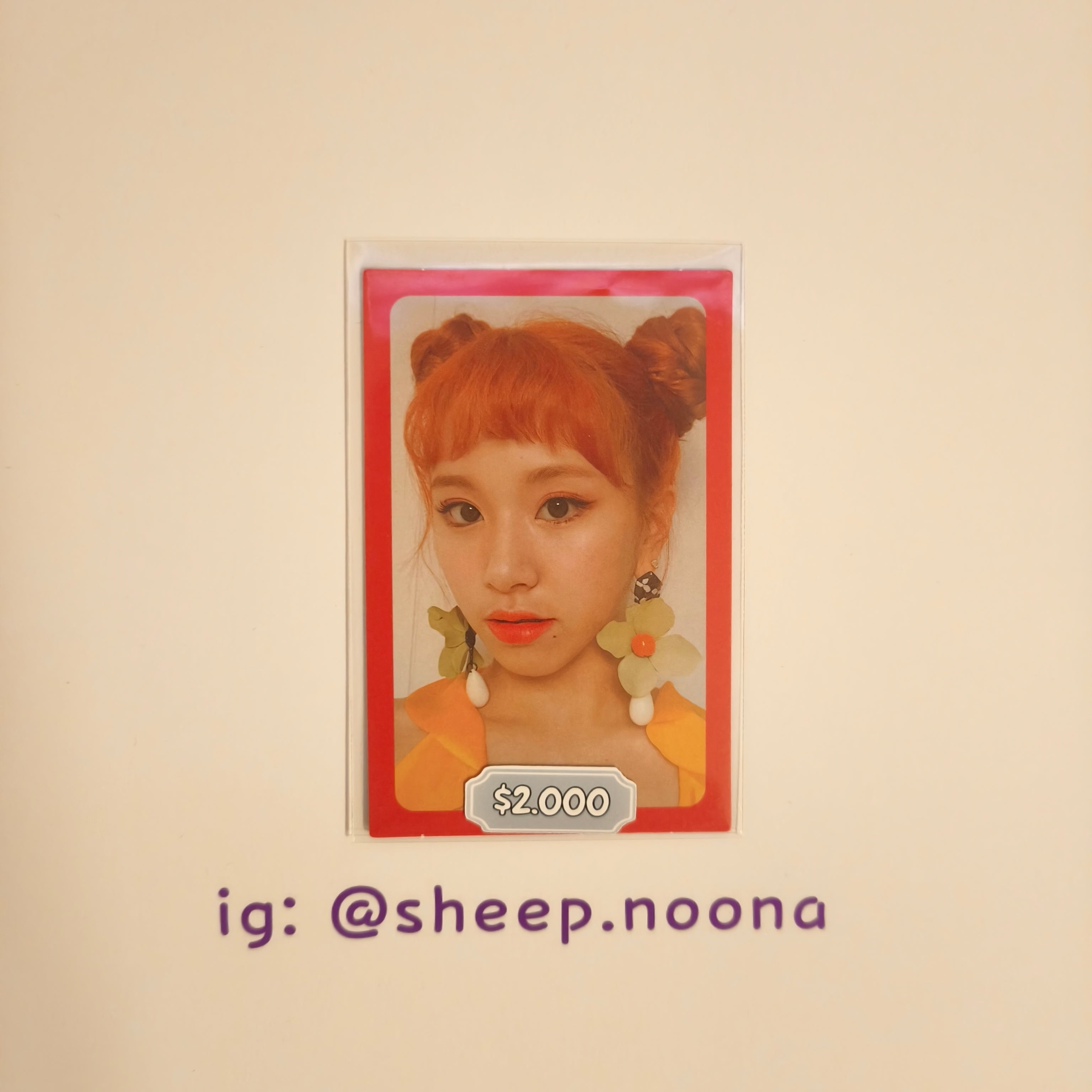 Photocards Chaeyoung Twice