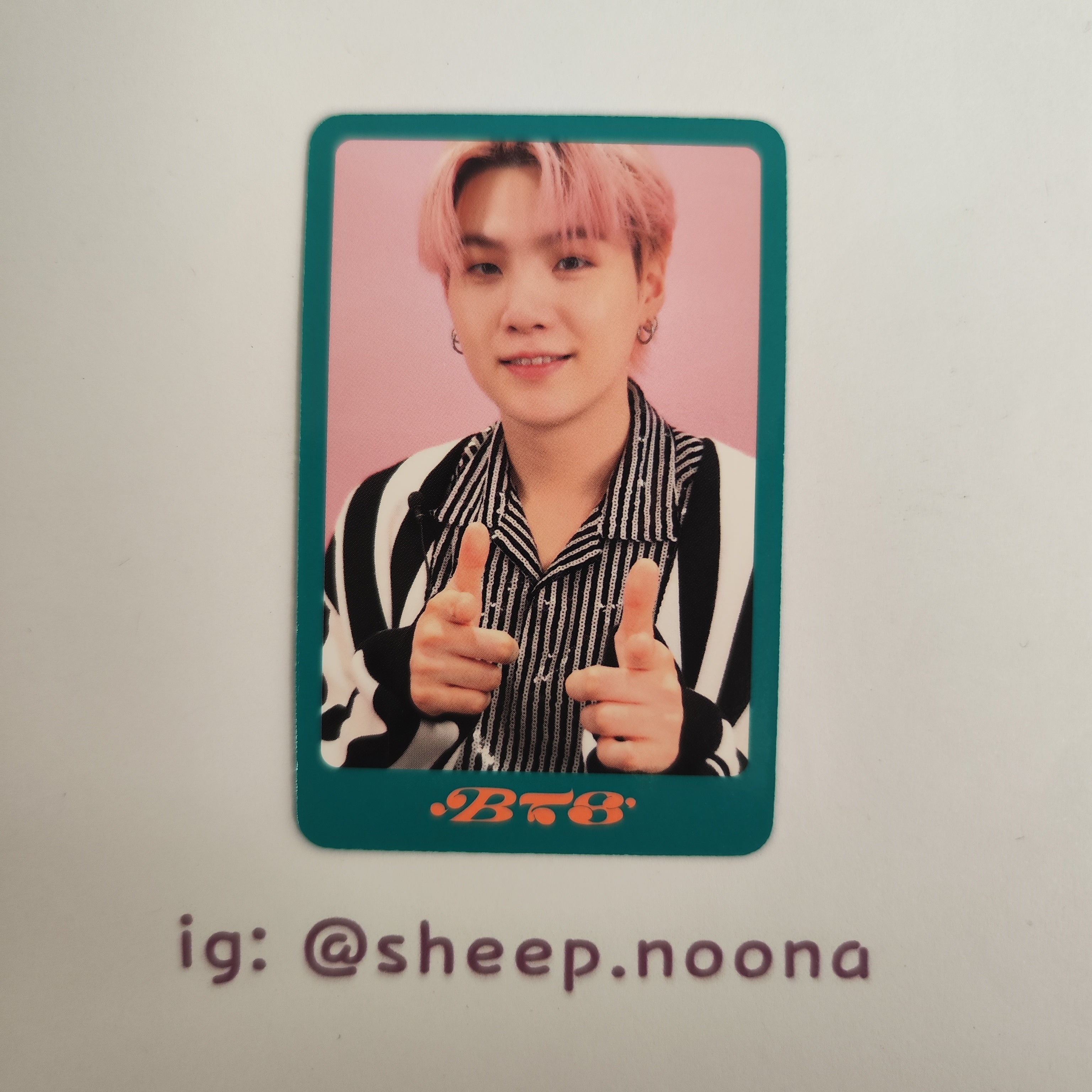 Photocards Suga BTS