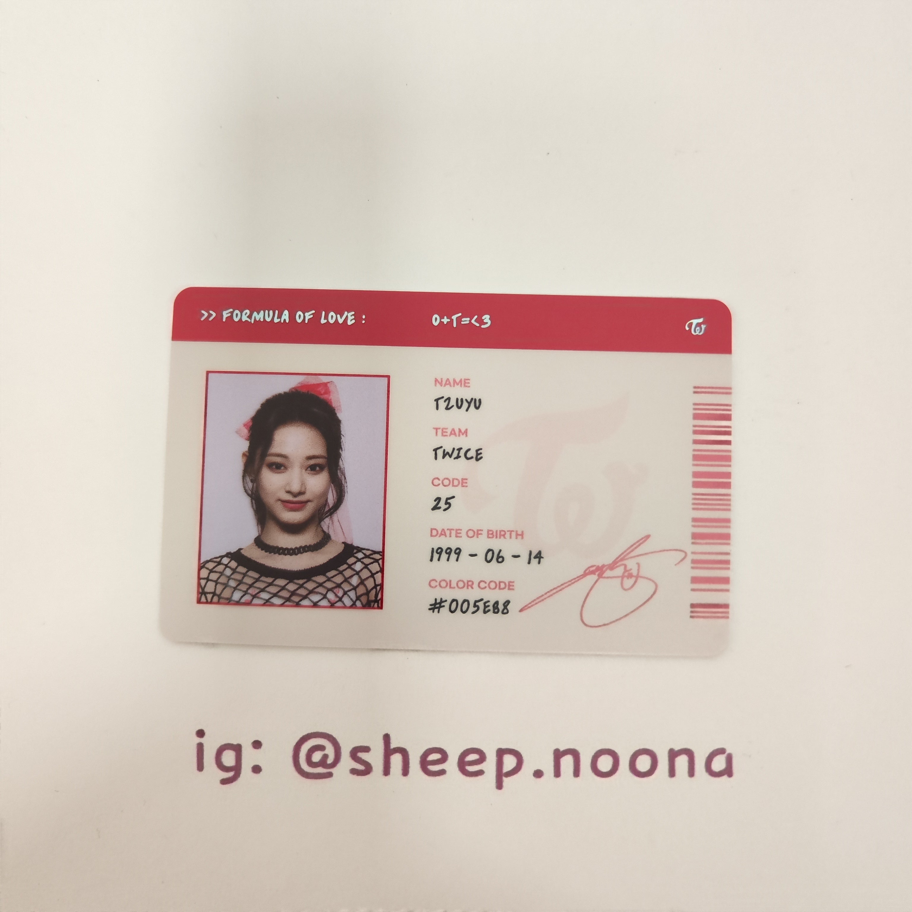 Photocards Tzuyu Twice
