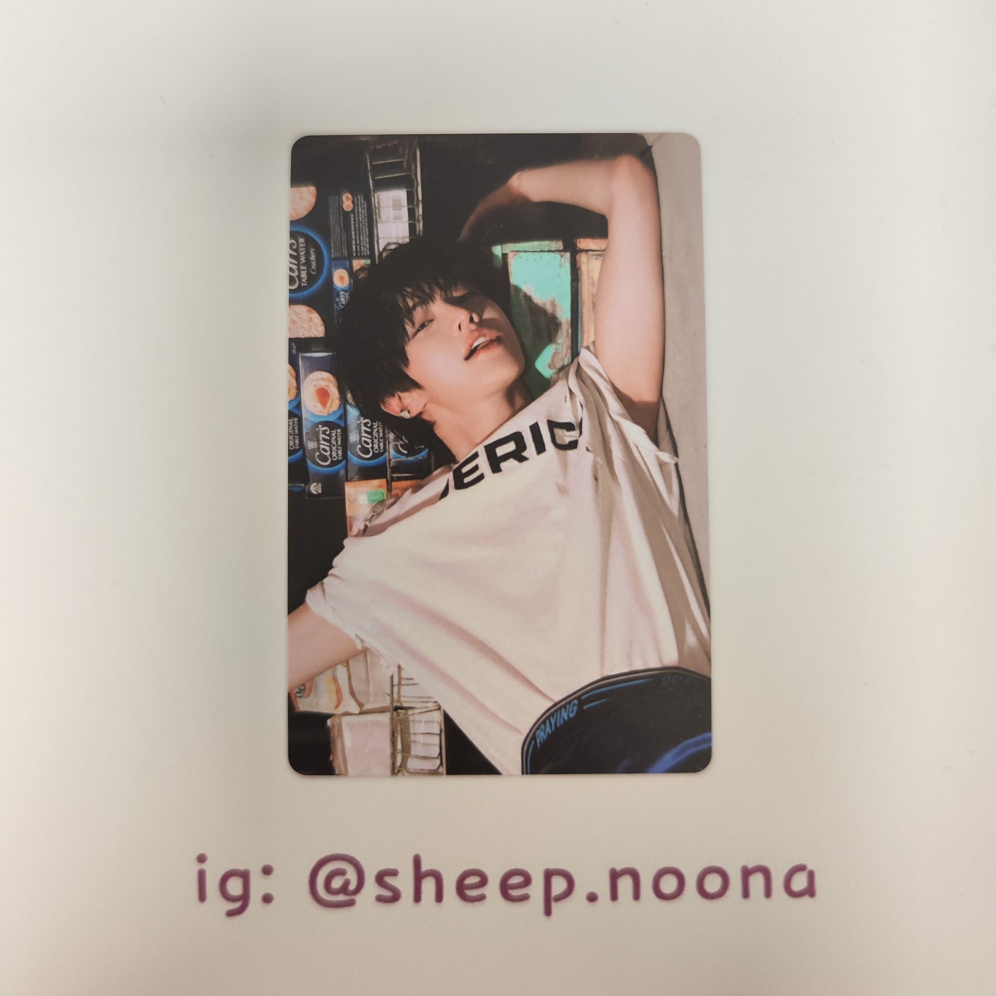 Photocards Minwook CLOSE YOUR EYES