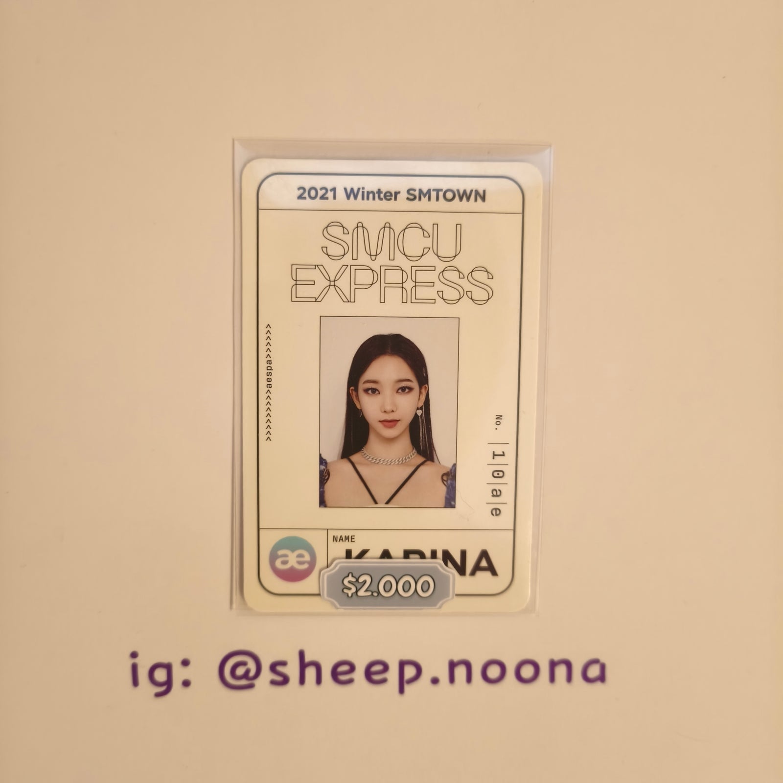 Photocards Karina Aespa