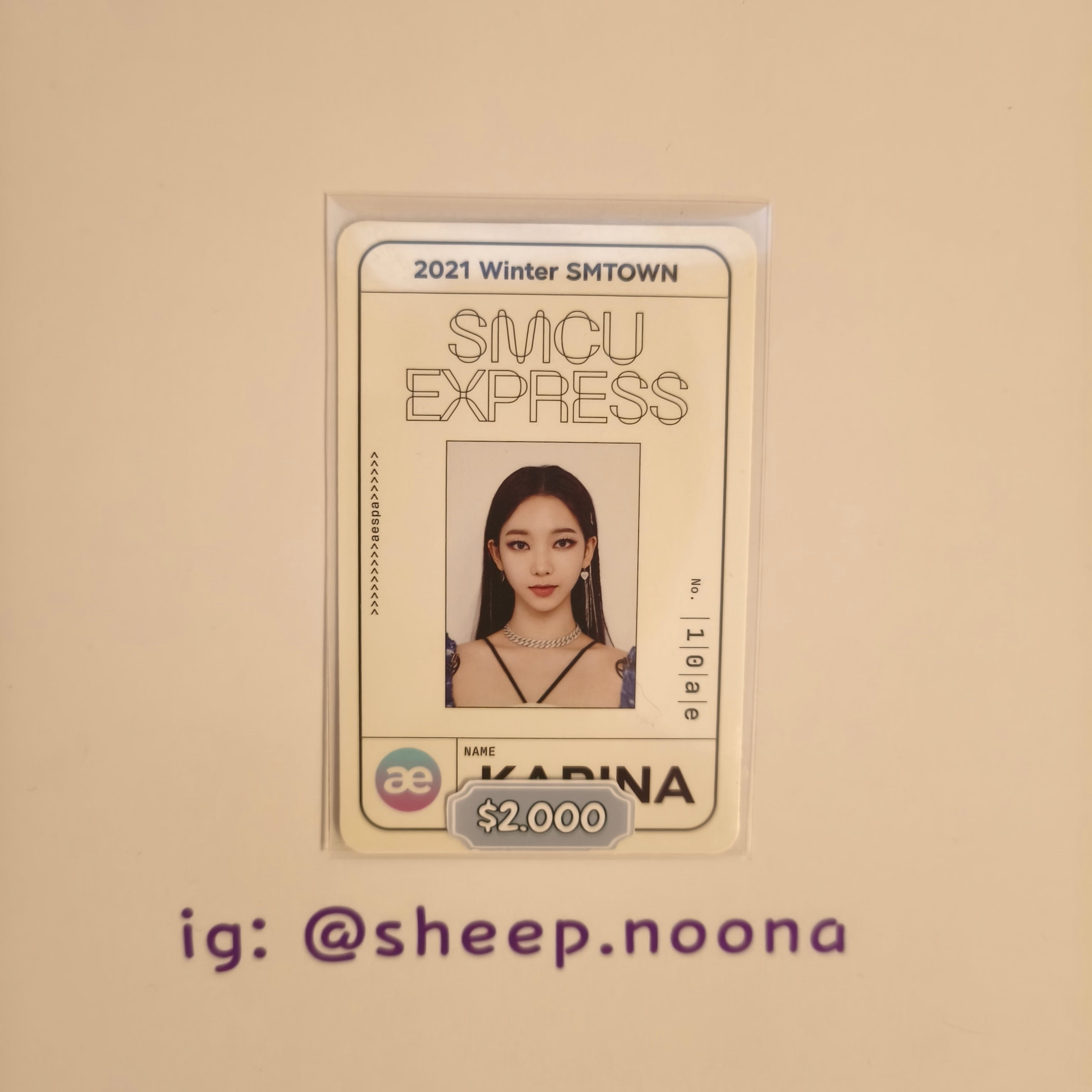 Photocards Karina Aespa
