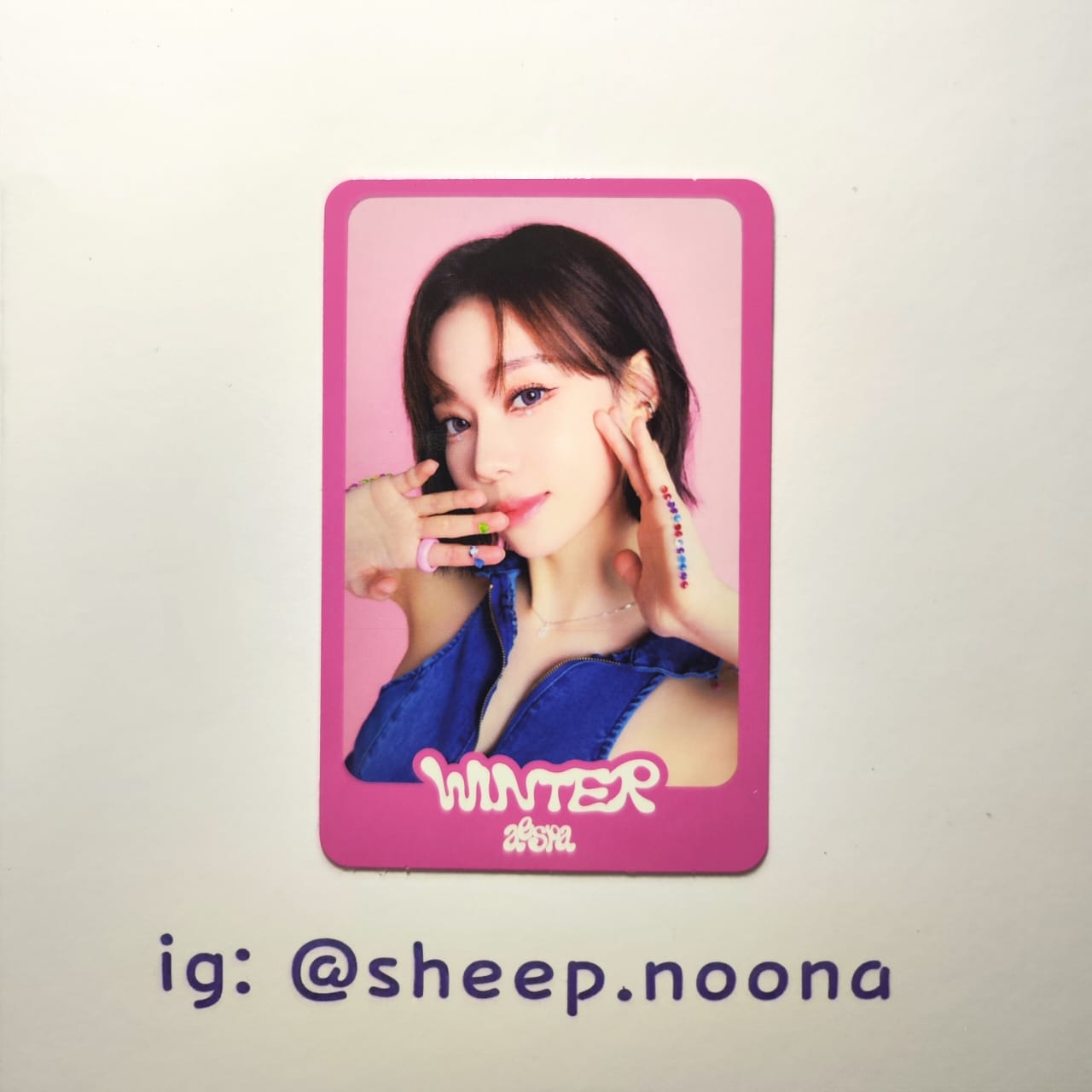 Photocards Winter Aespa