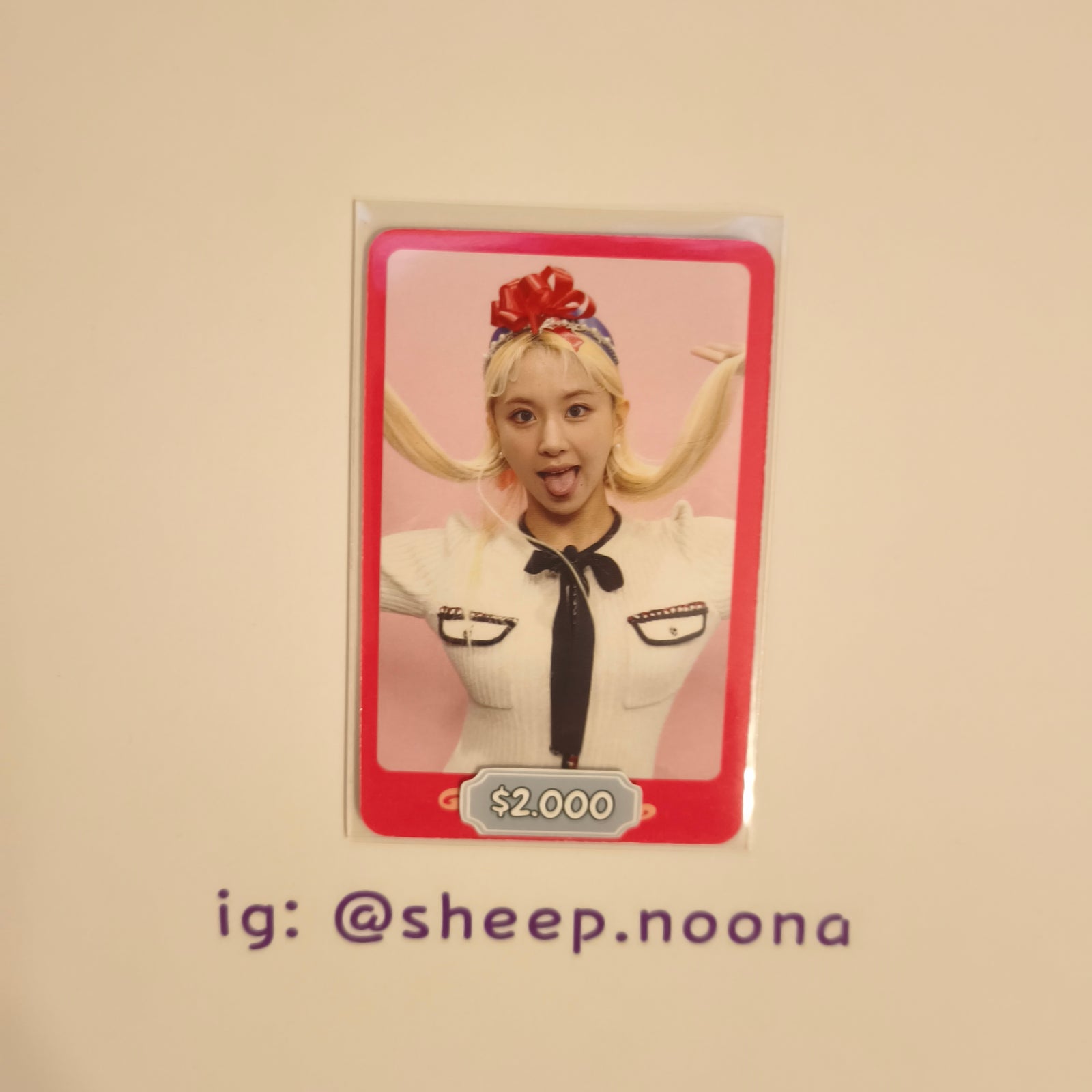 Photocards Chaeyoung Twice