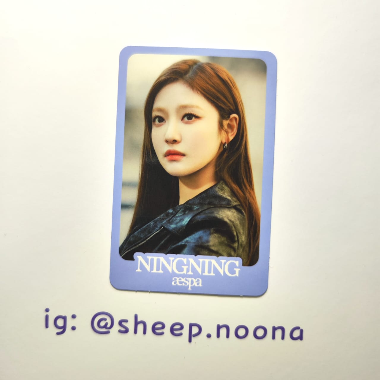 Photocards Ningning Aespa