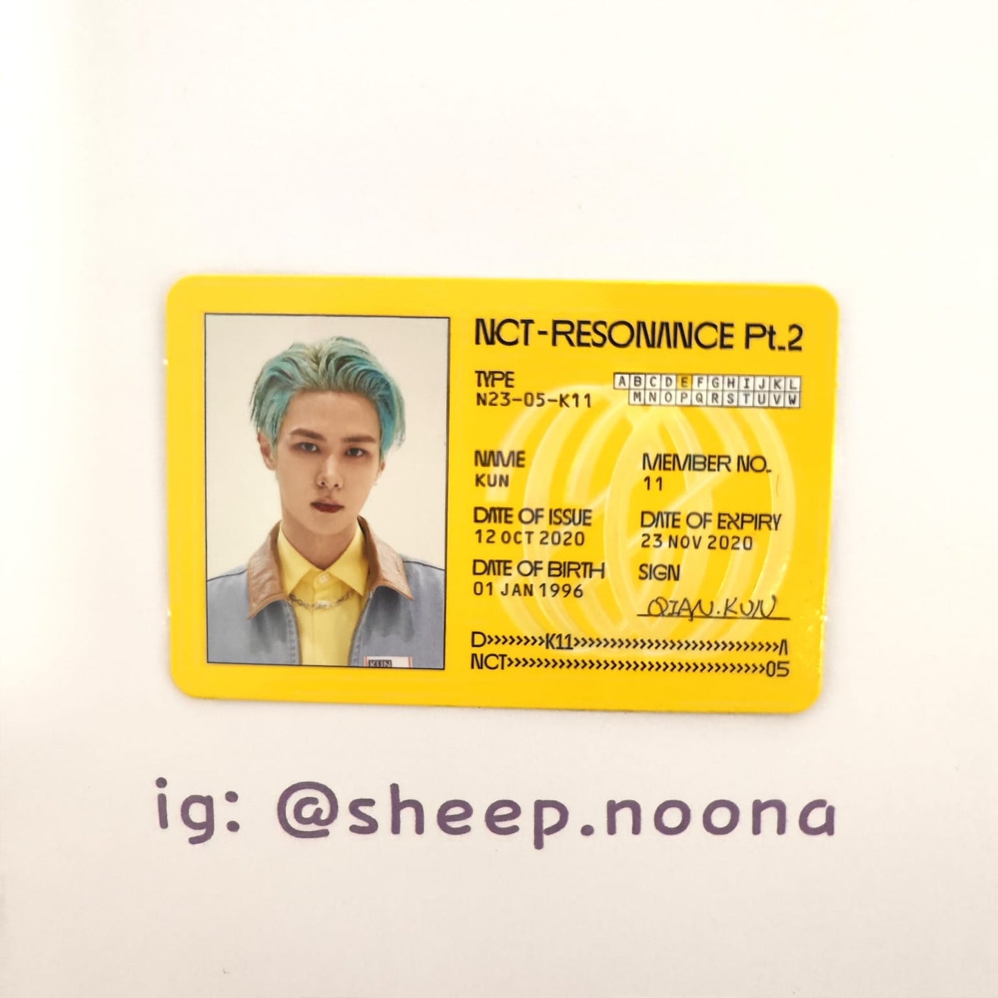 Photocards Kun Wayv