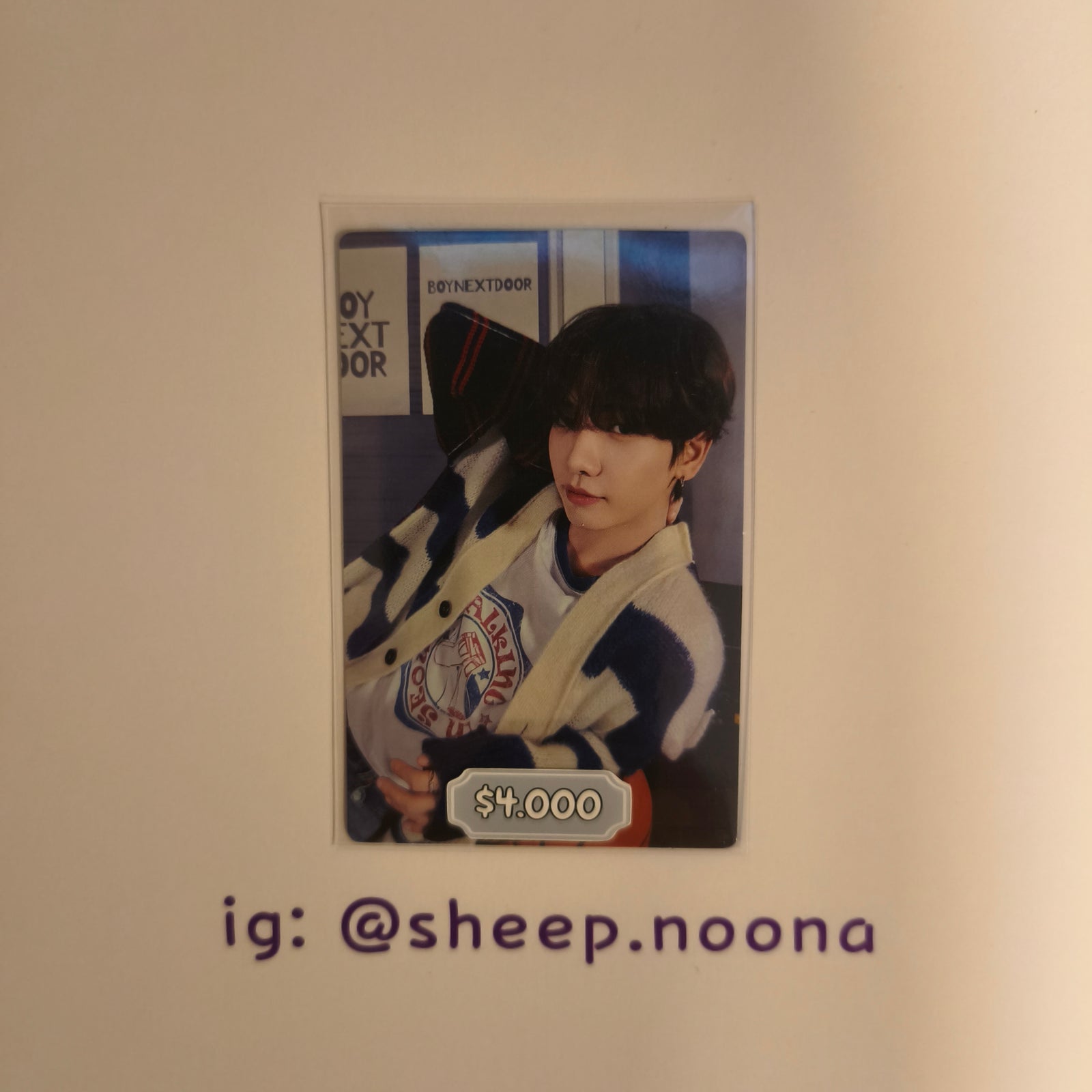 Photocards Jaehyun Boynextdoor
