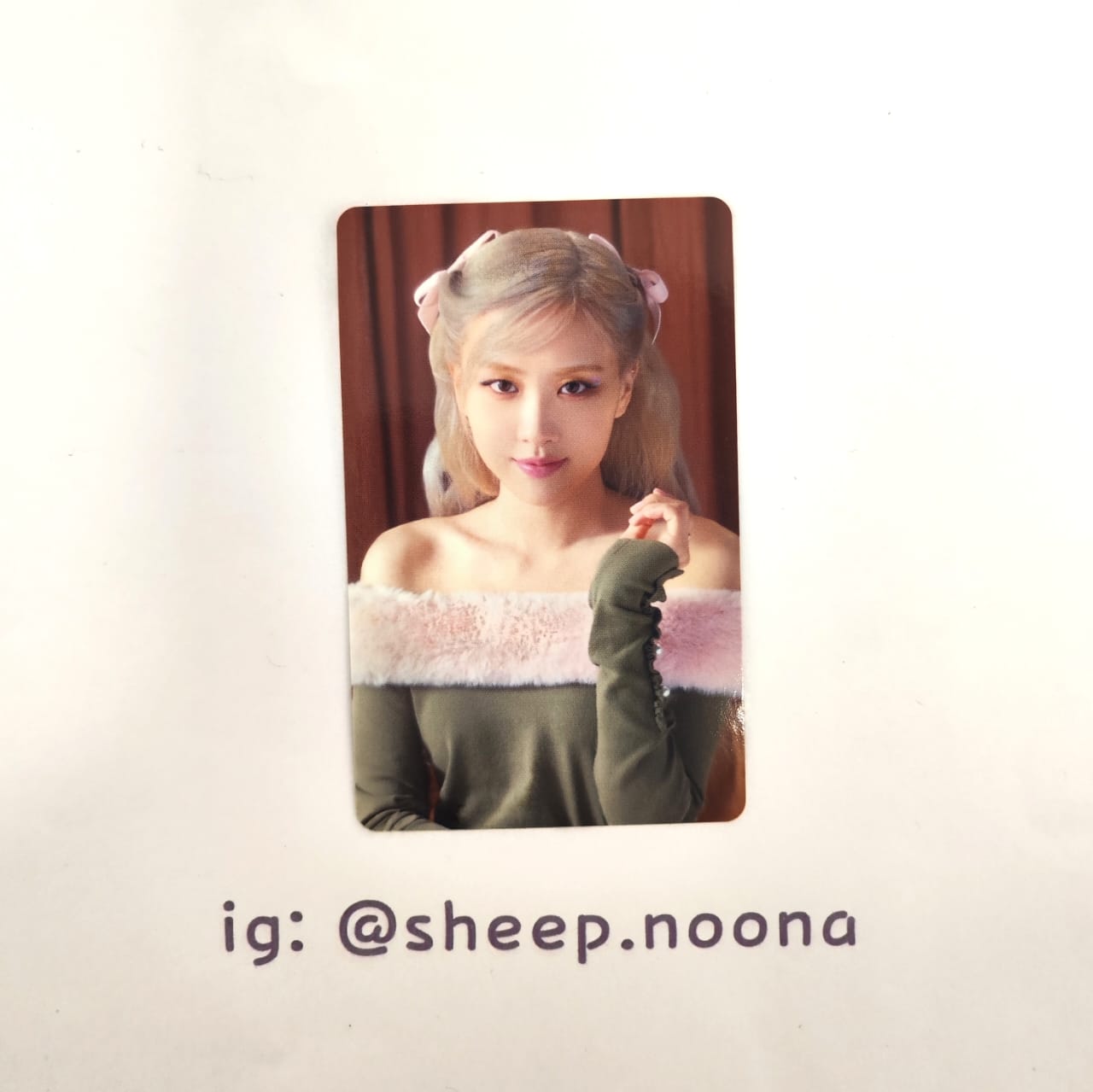Photocards Rose Blackpink