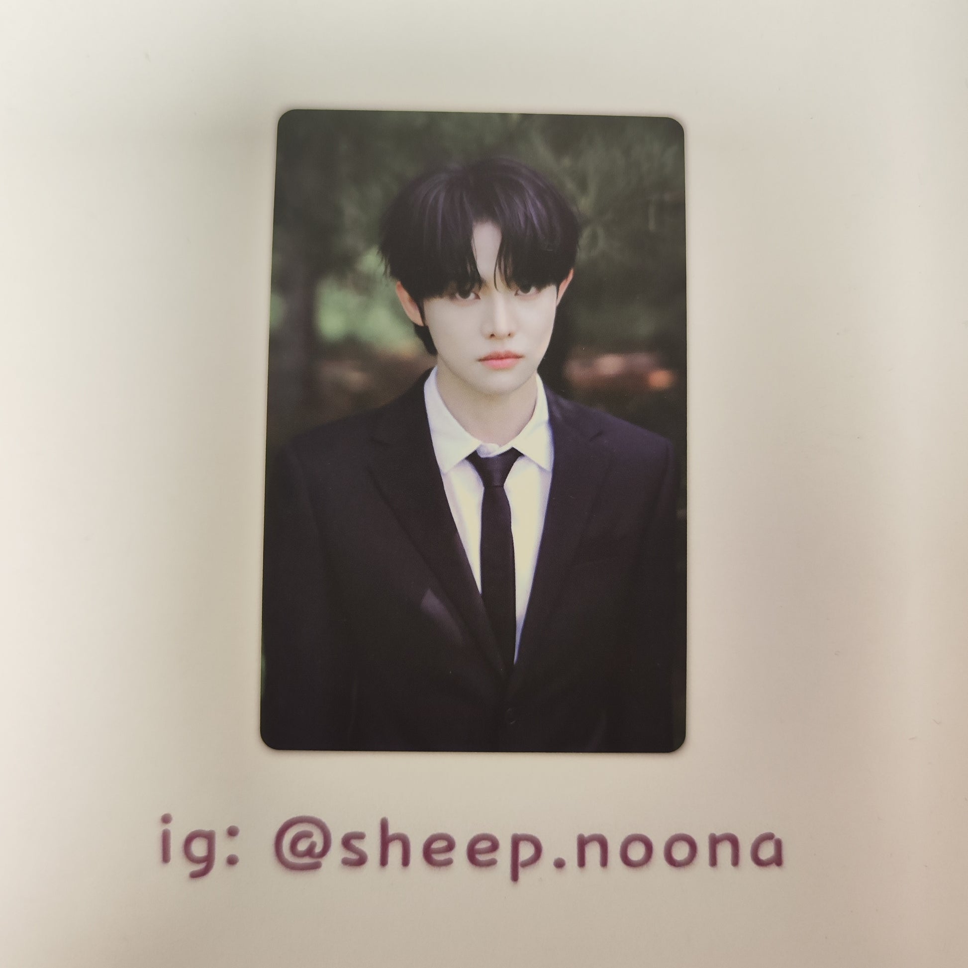 Photocards Minwook CLOSE YOUR EYES