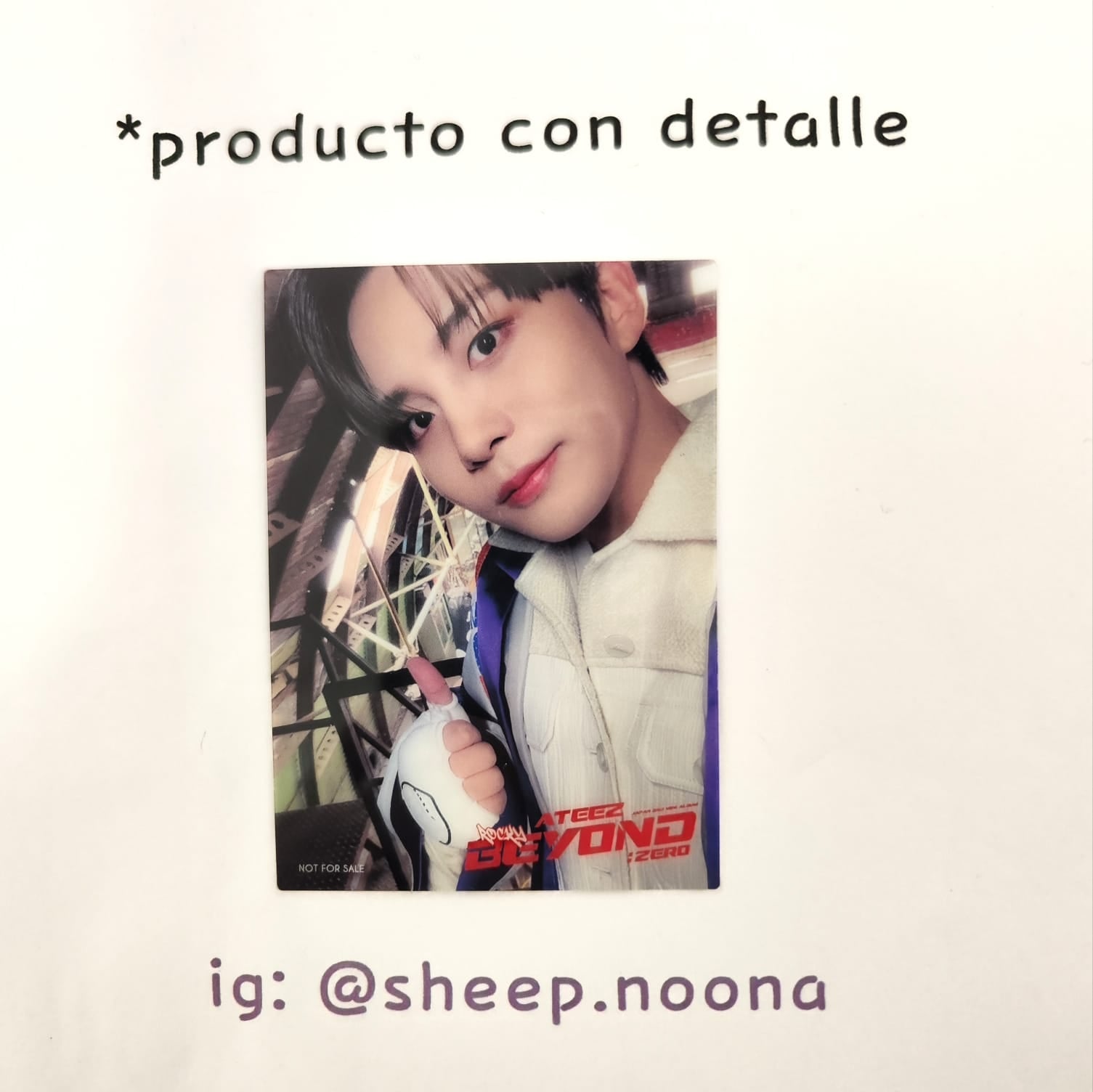 Photocards Jongho Ateez