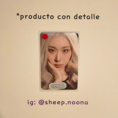 Photocards Chaeryeong Itzy