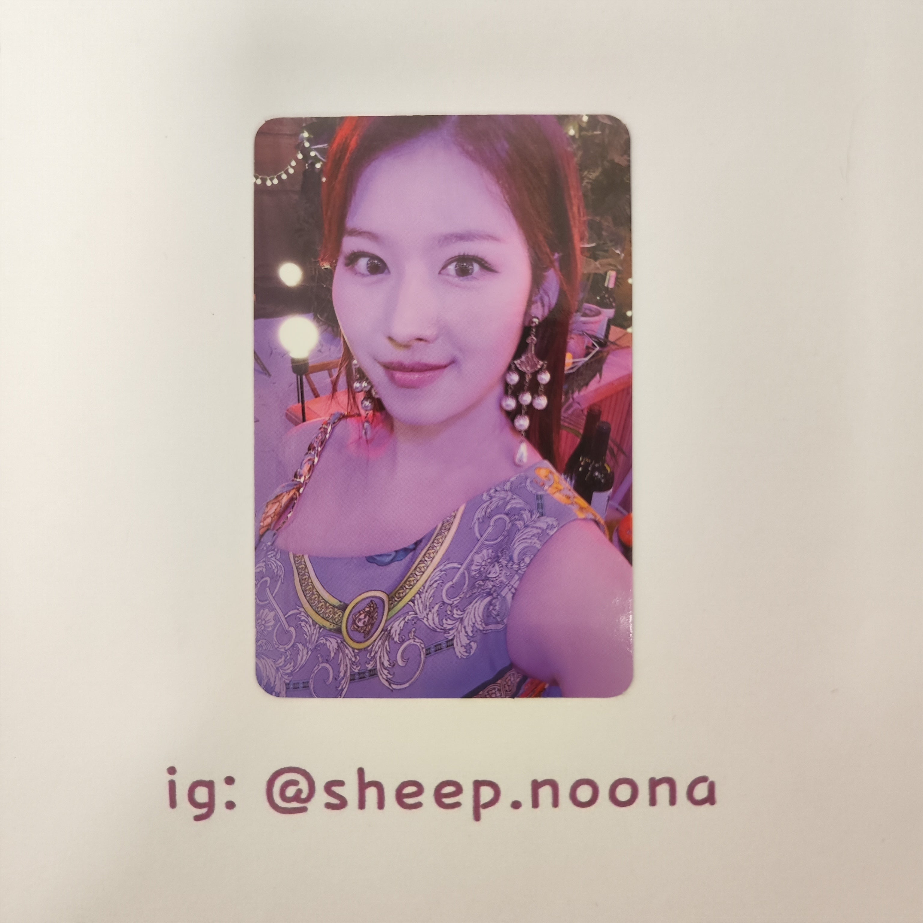 Photocard Sana Twice