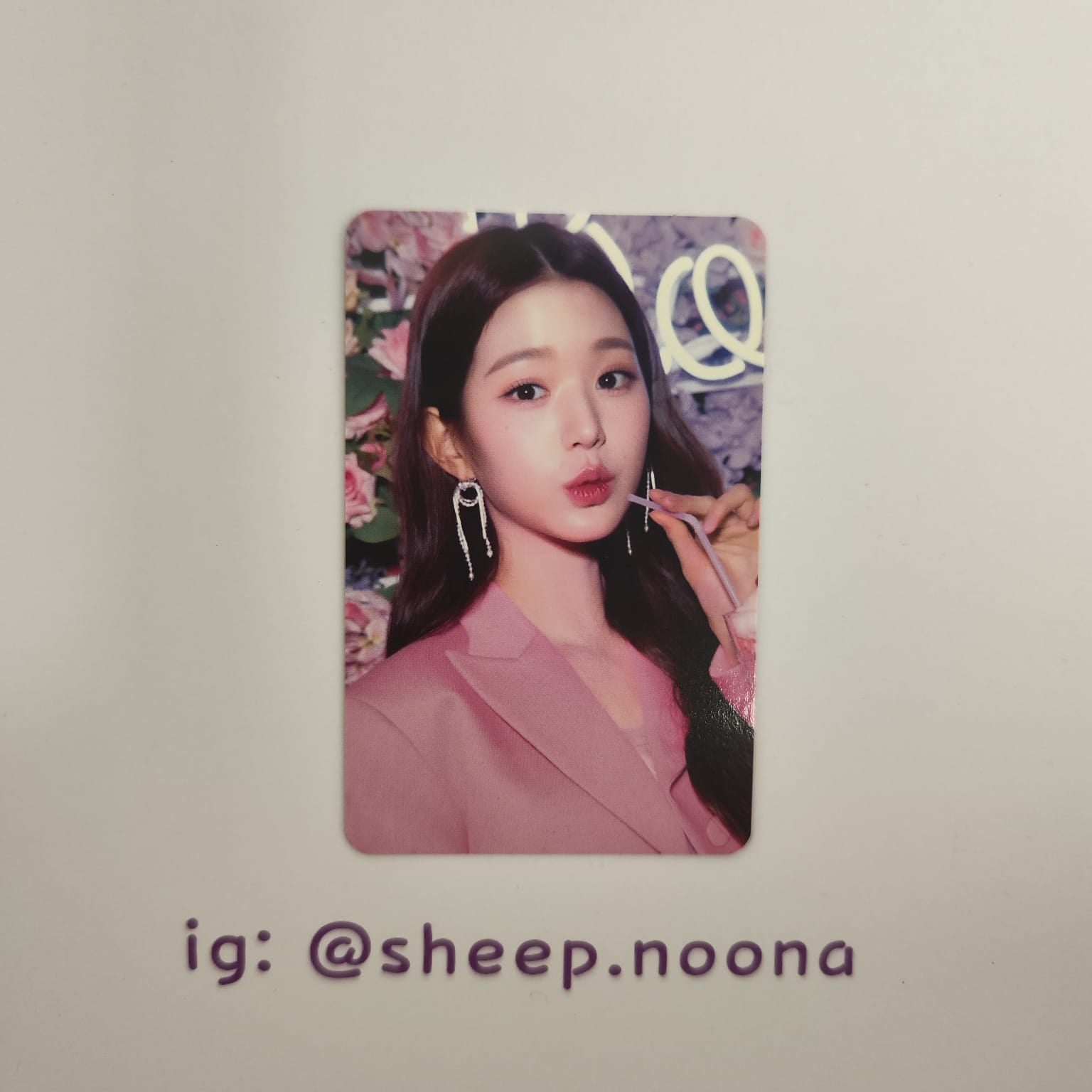 Photocard Wonyoung Ive