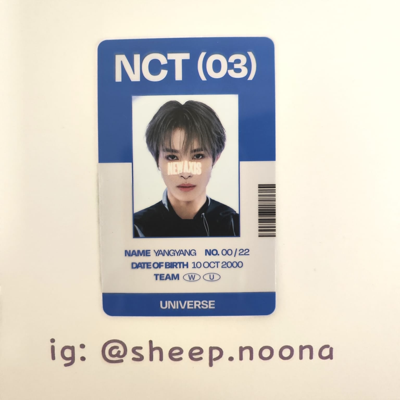 Photocards Yangyang Wayv