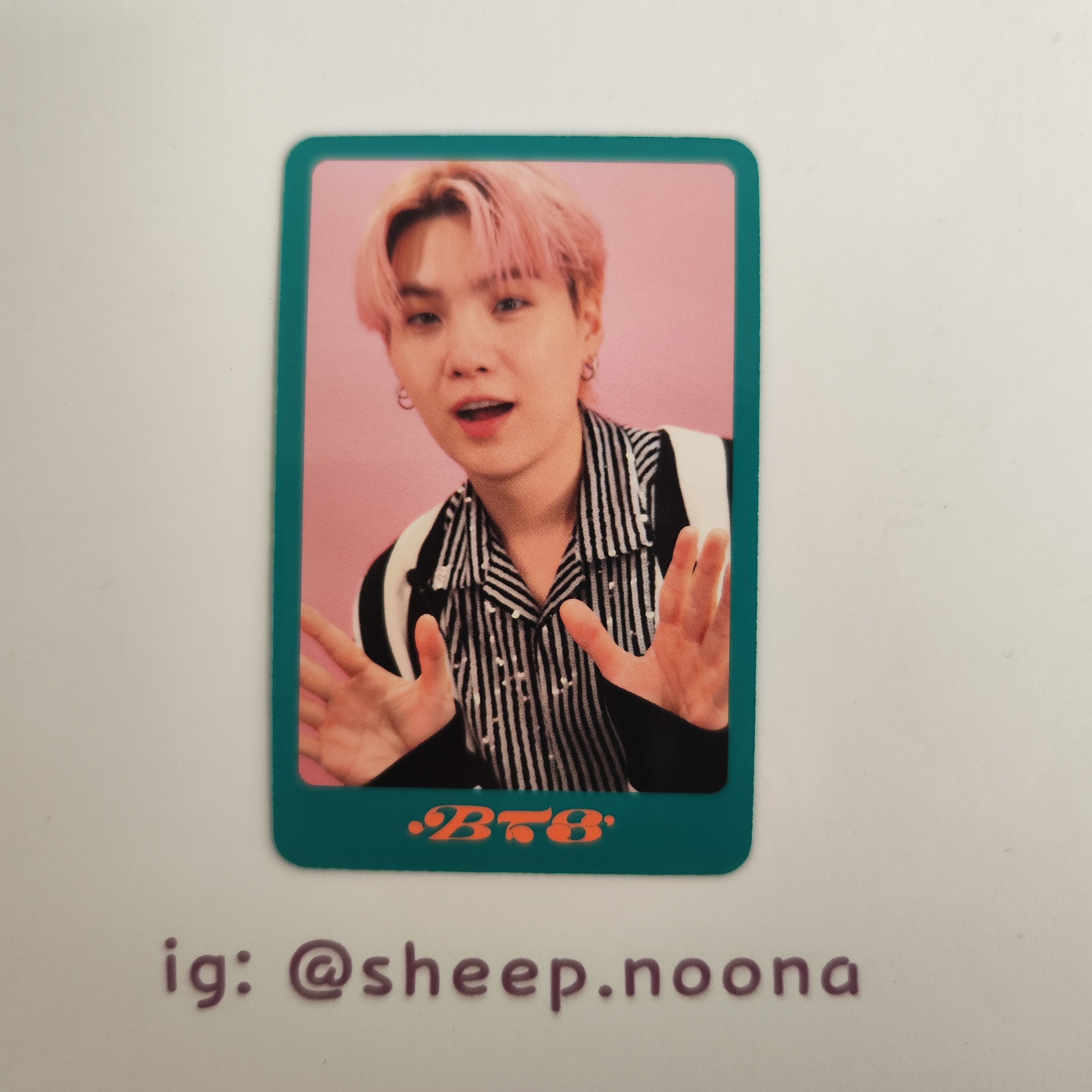 Photocards Suga BTS