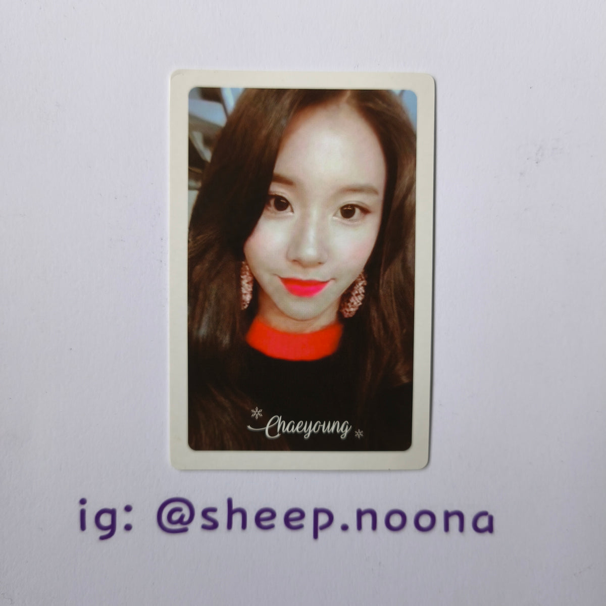 Photocards Chaeyoung Twice
