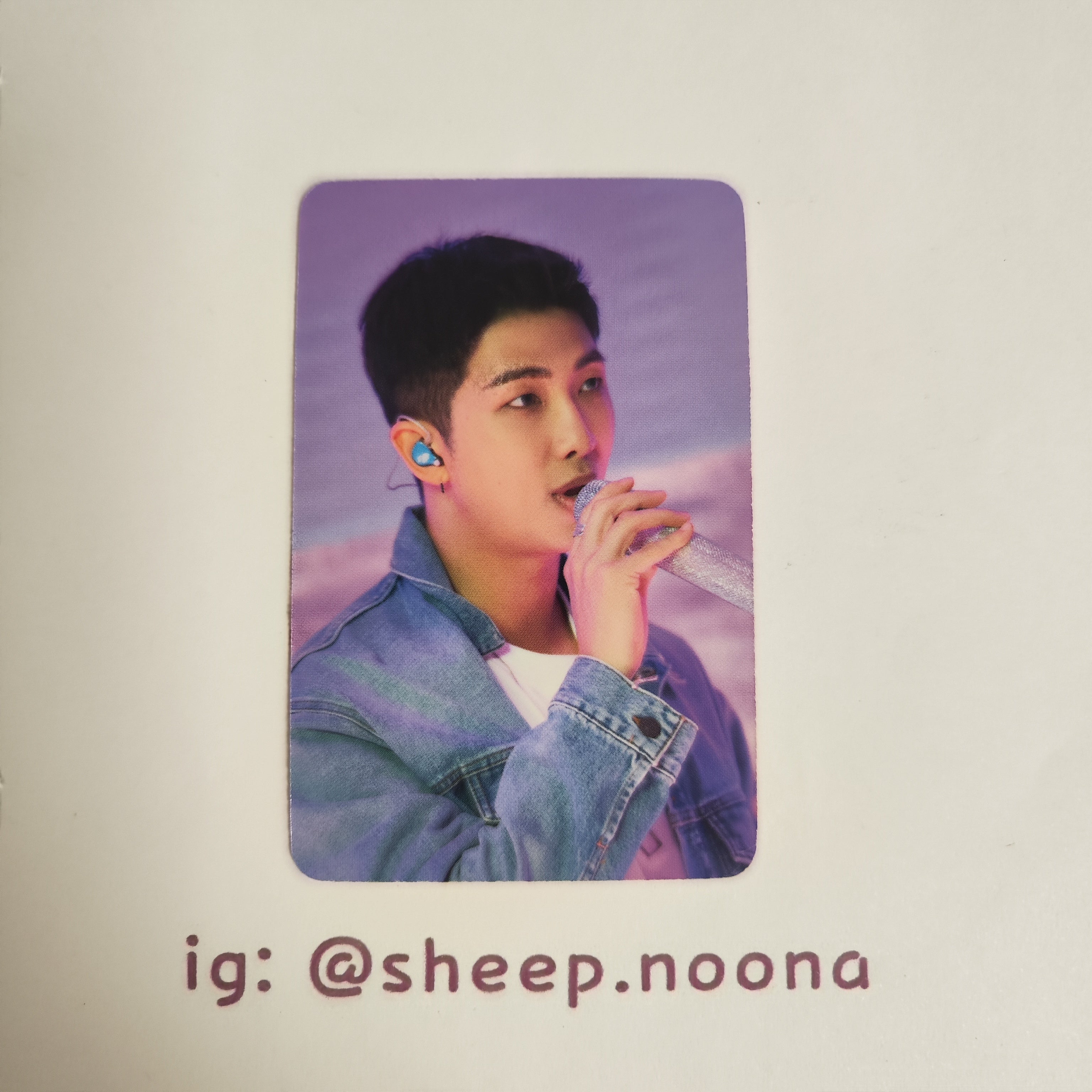 Photocard RM BTS