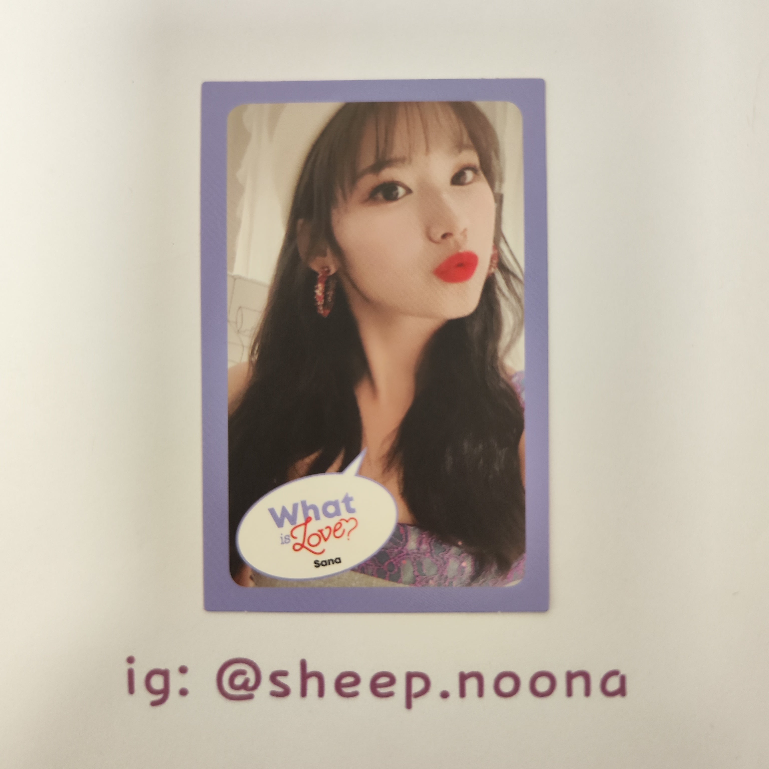 Photocard Sana Twice