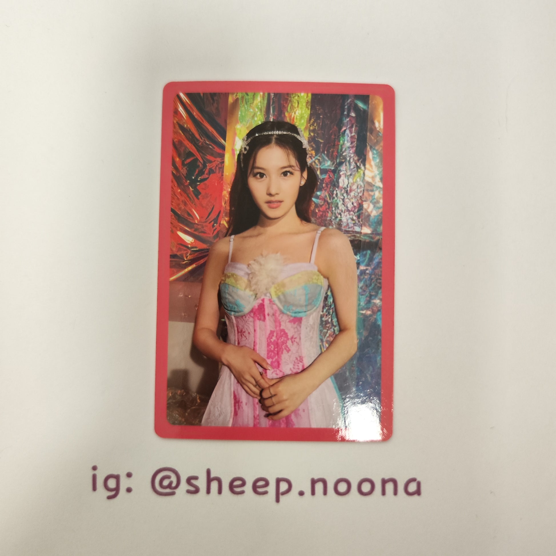 Photocard Sana Twice