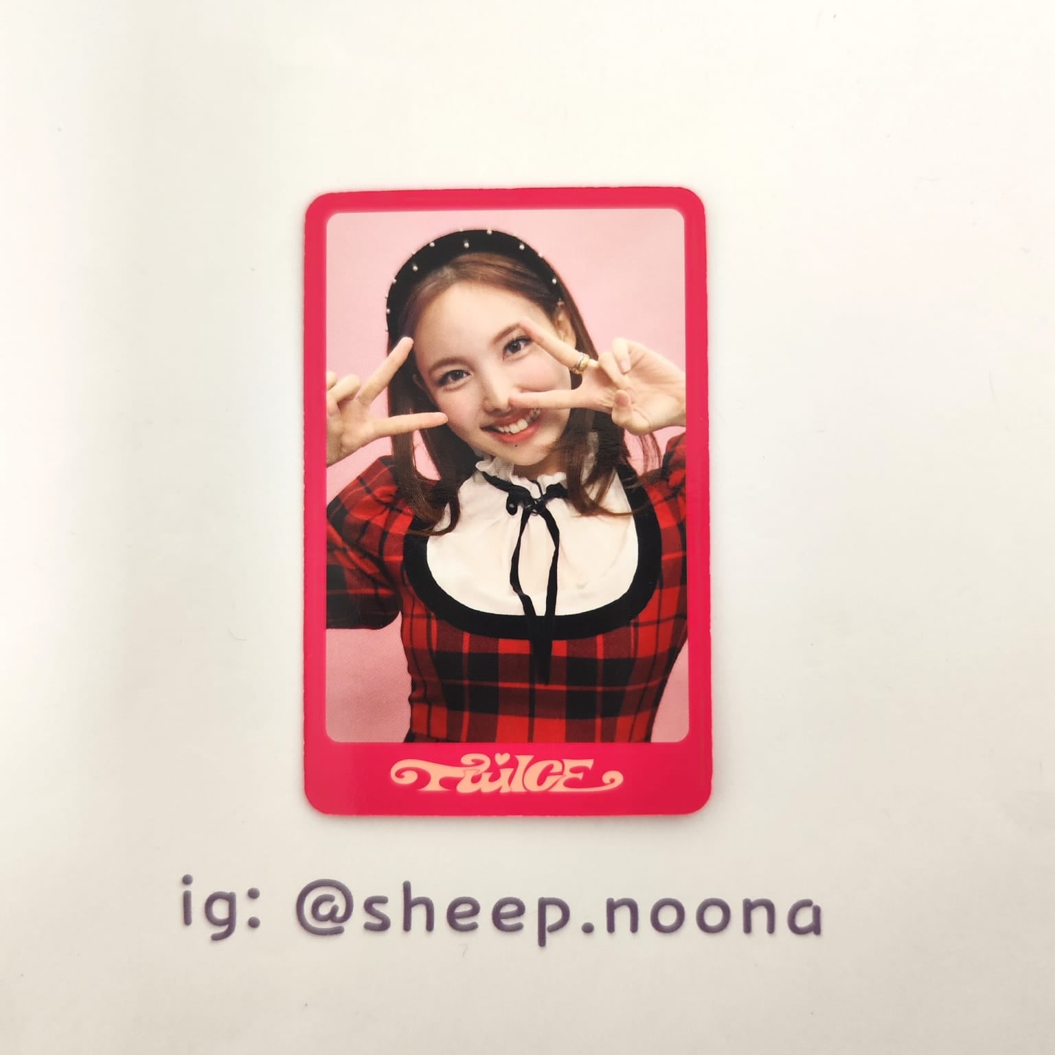 Photocard Nayeon Twice