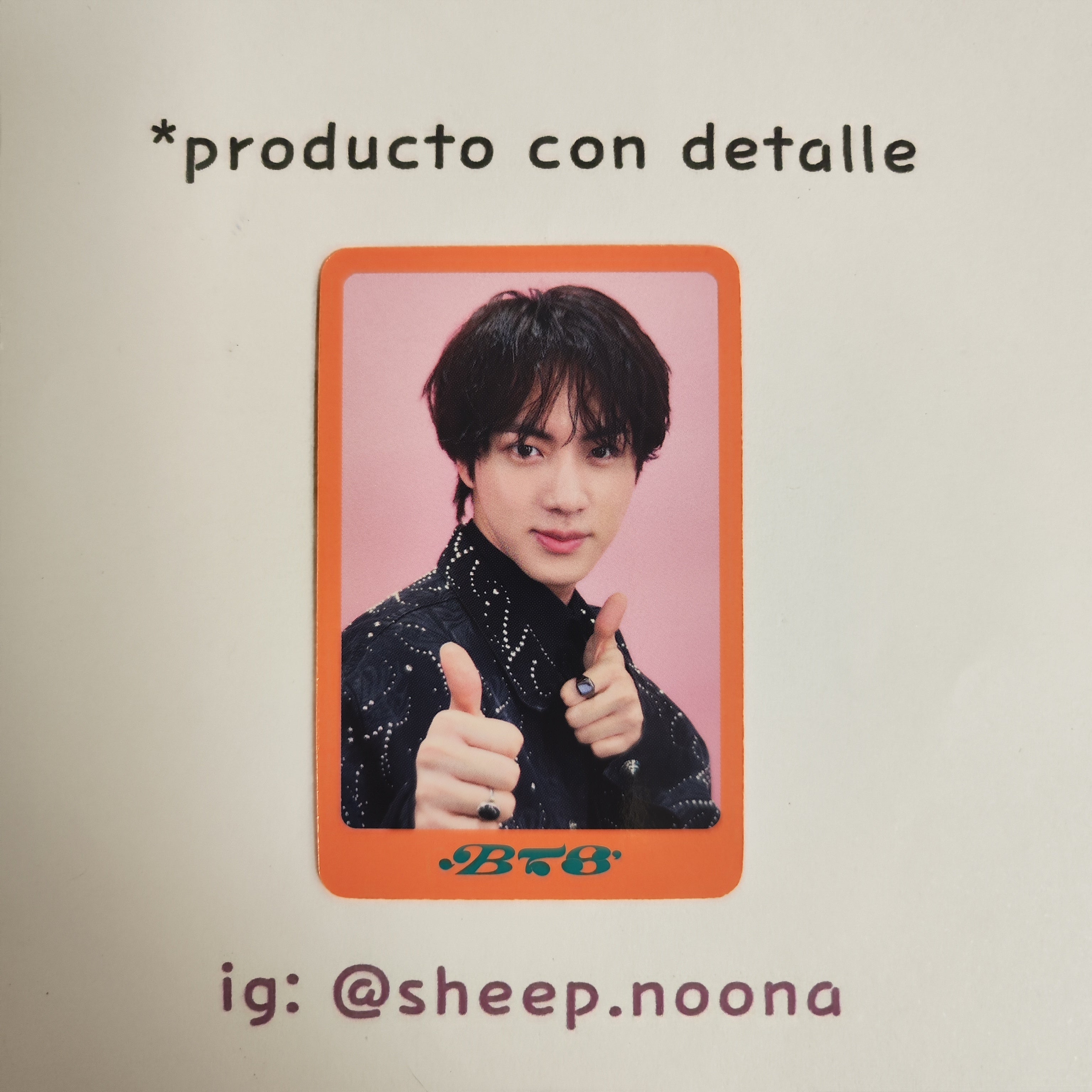 Photocards Jin BTS