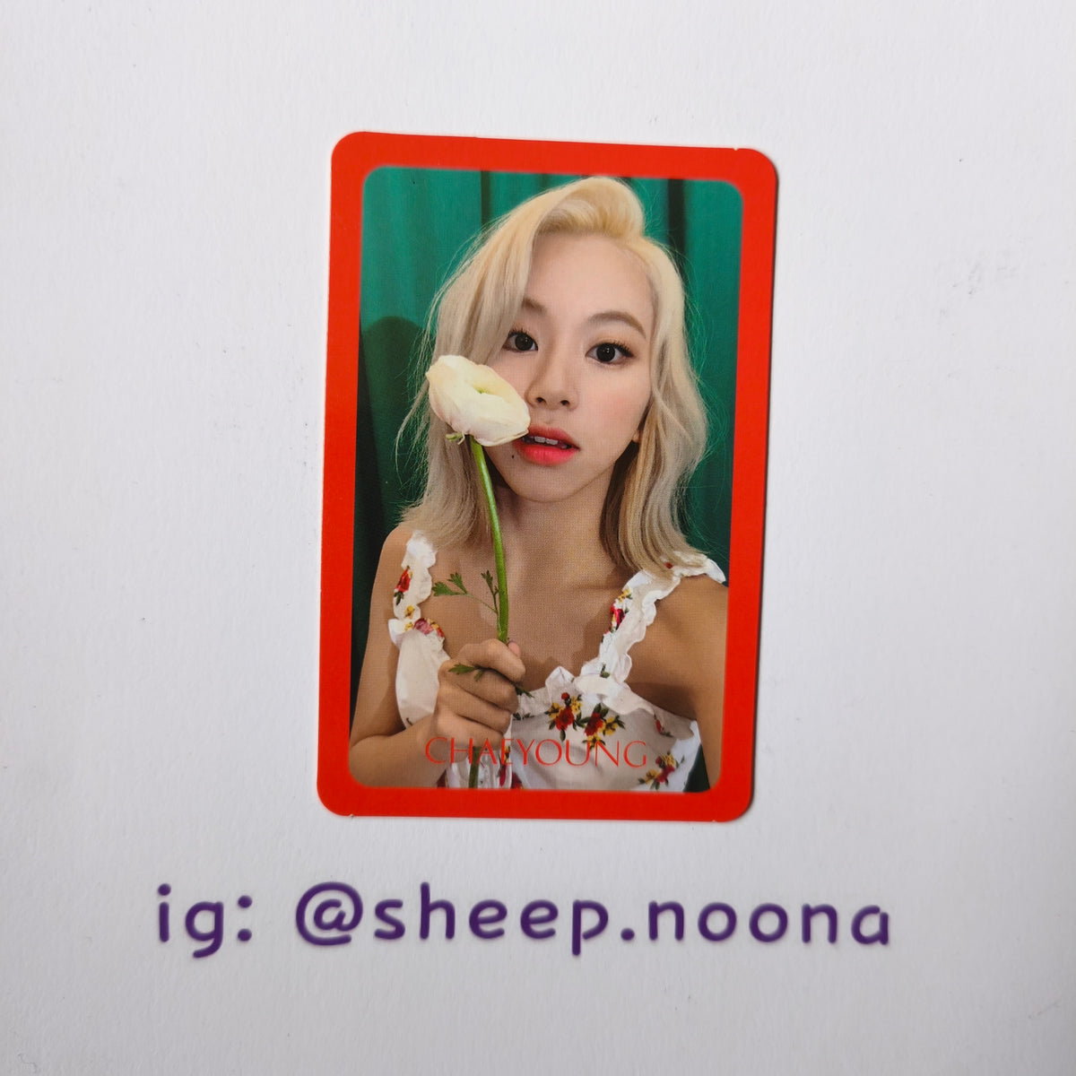 Photocards Chaeyoung Twice