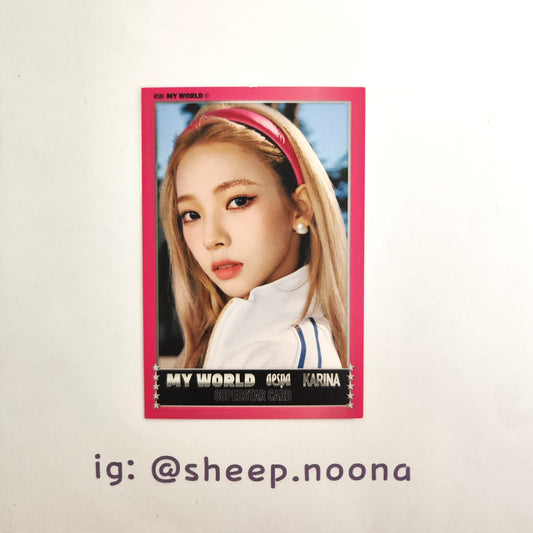 Photocards Karina Aespa