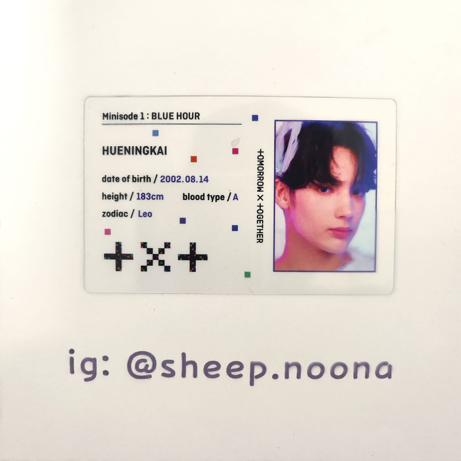 Photocards Hueningkai TXT