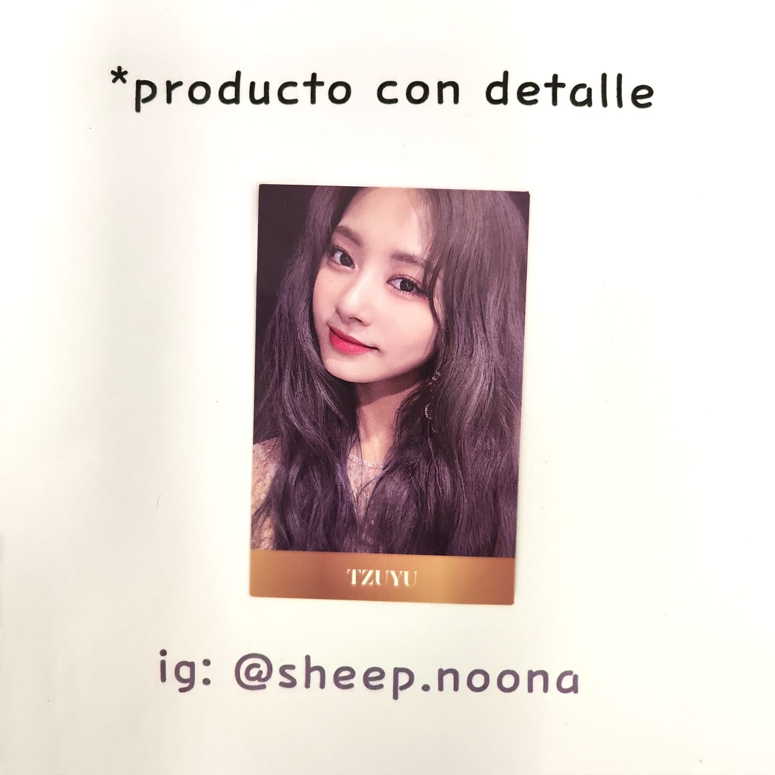 Photocards Tzuyu Twice