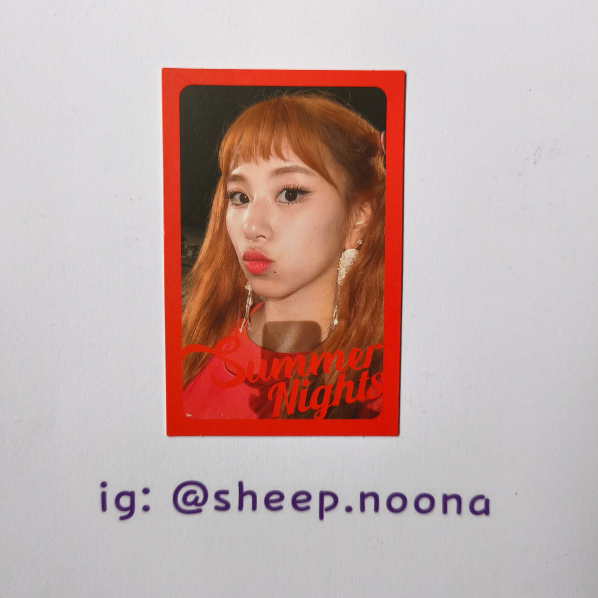 Photocards Chaeyoung Twice