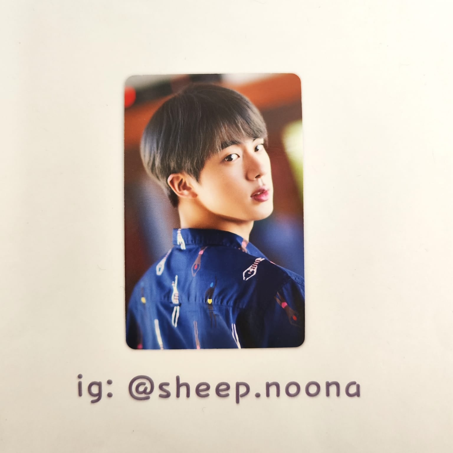 Photocards Jin BTS