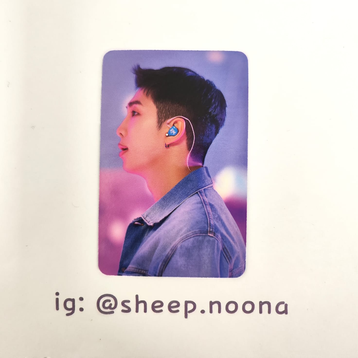 Photocard RM BTS