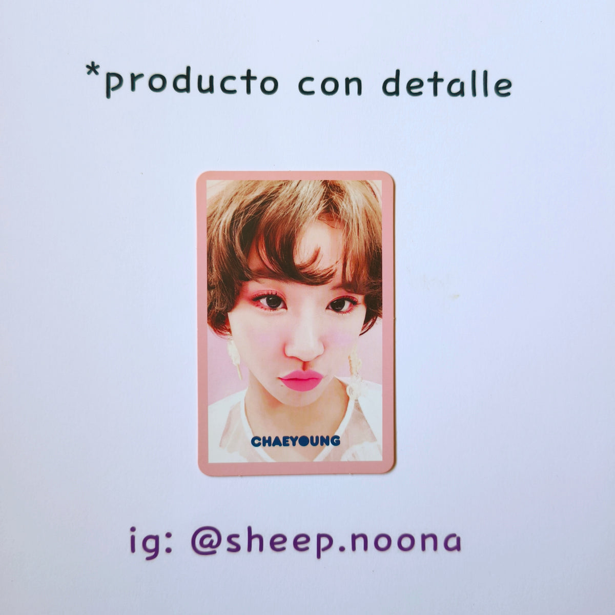 Photocards Chaeyoung Twice