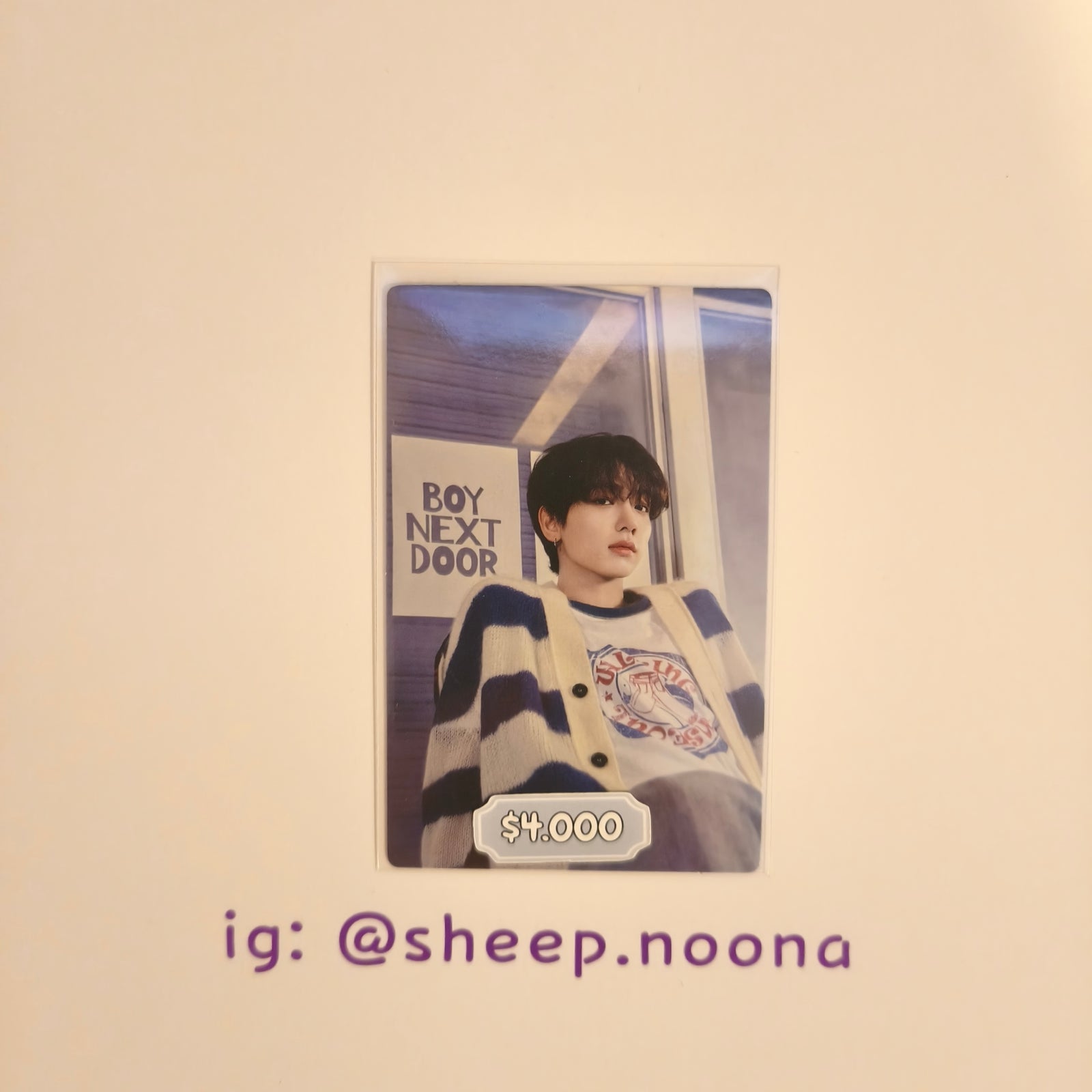 Photocards Jaehyun Boynextdoor