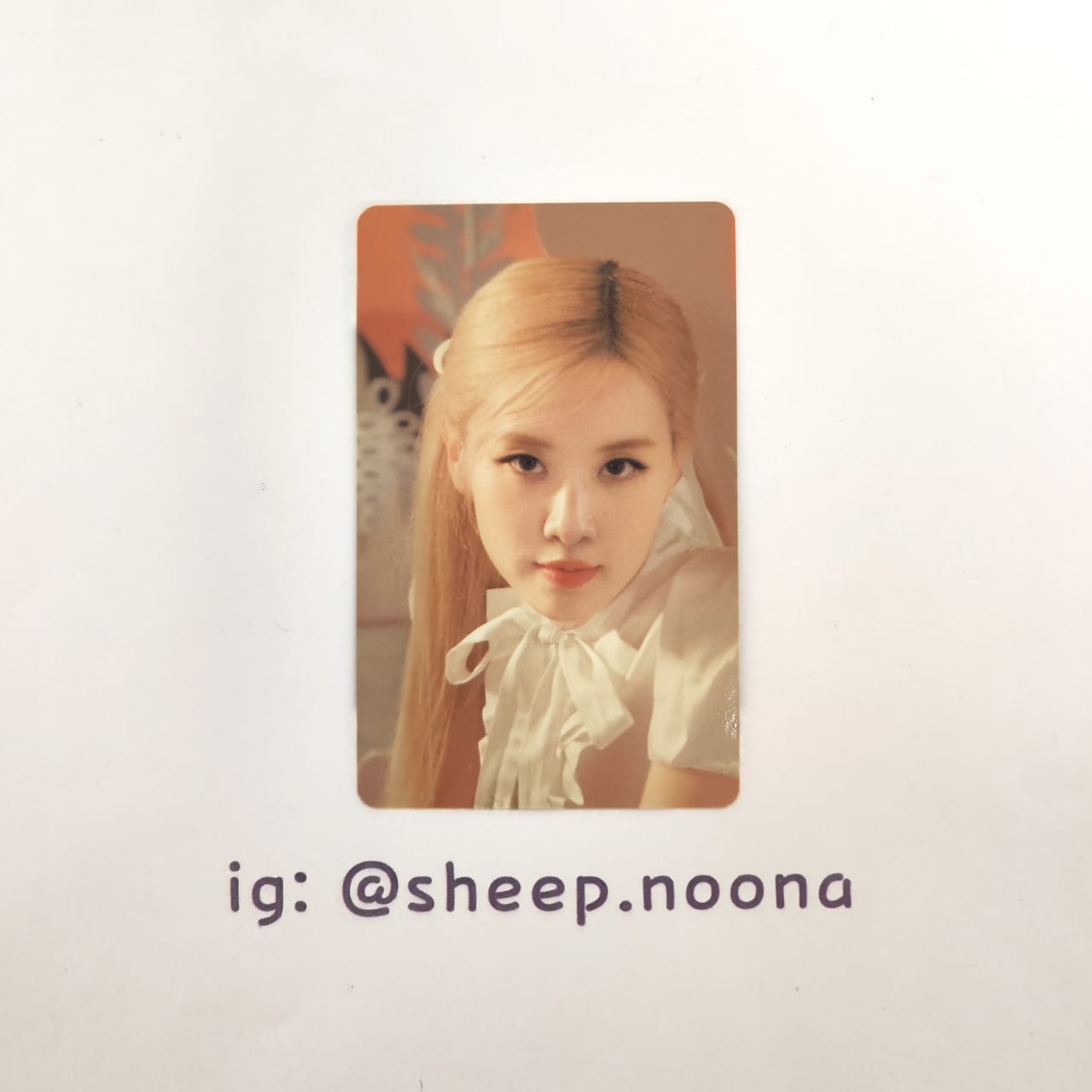 Photocards Rose Blackpink