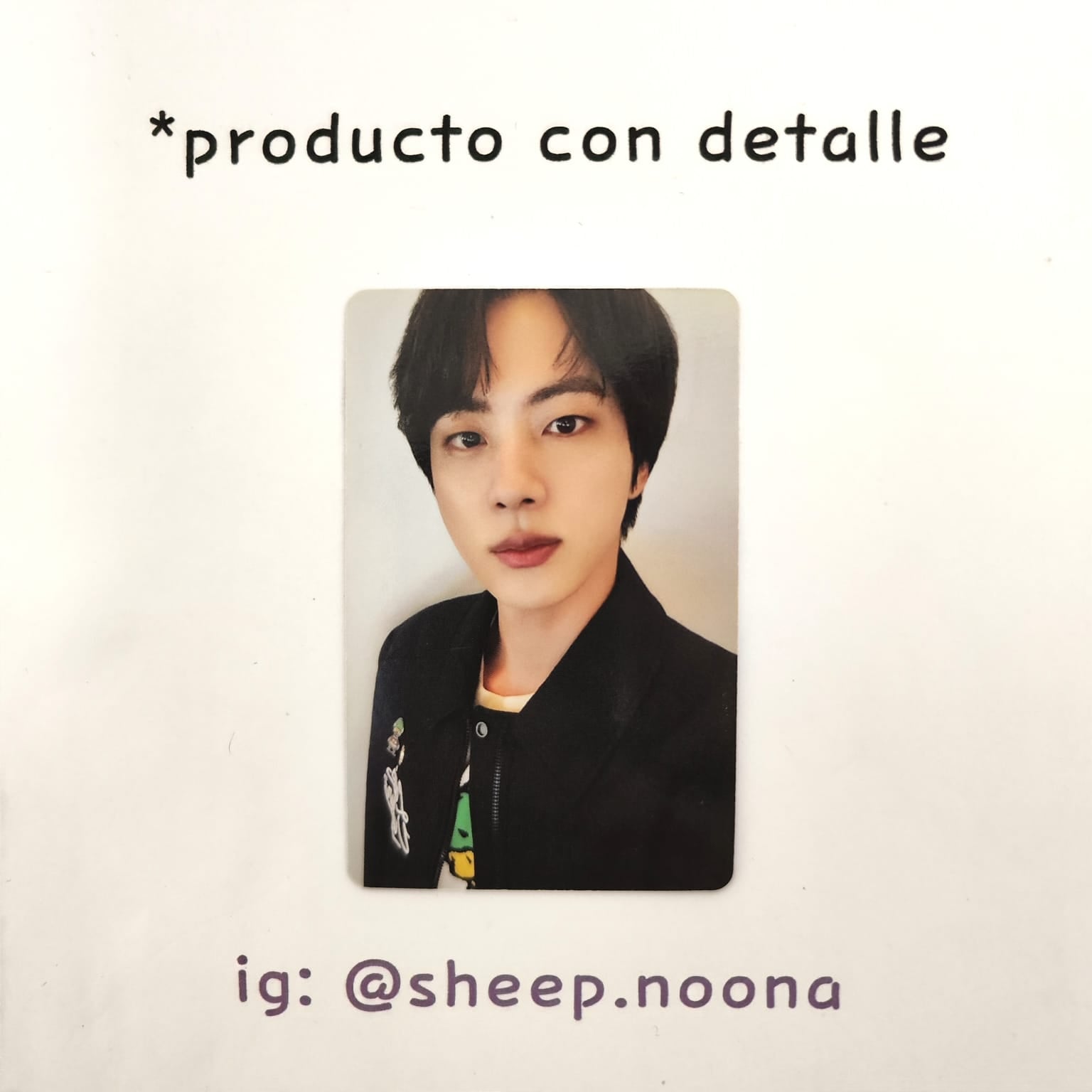 Photocards Jin BTS
