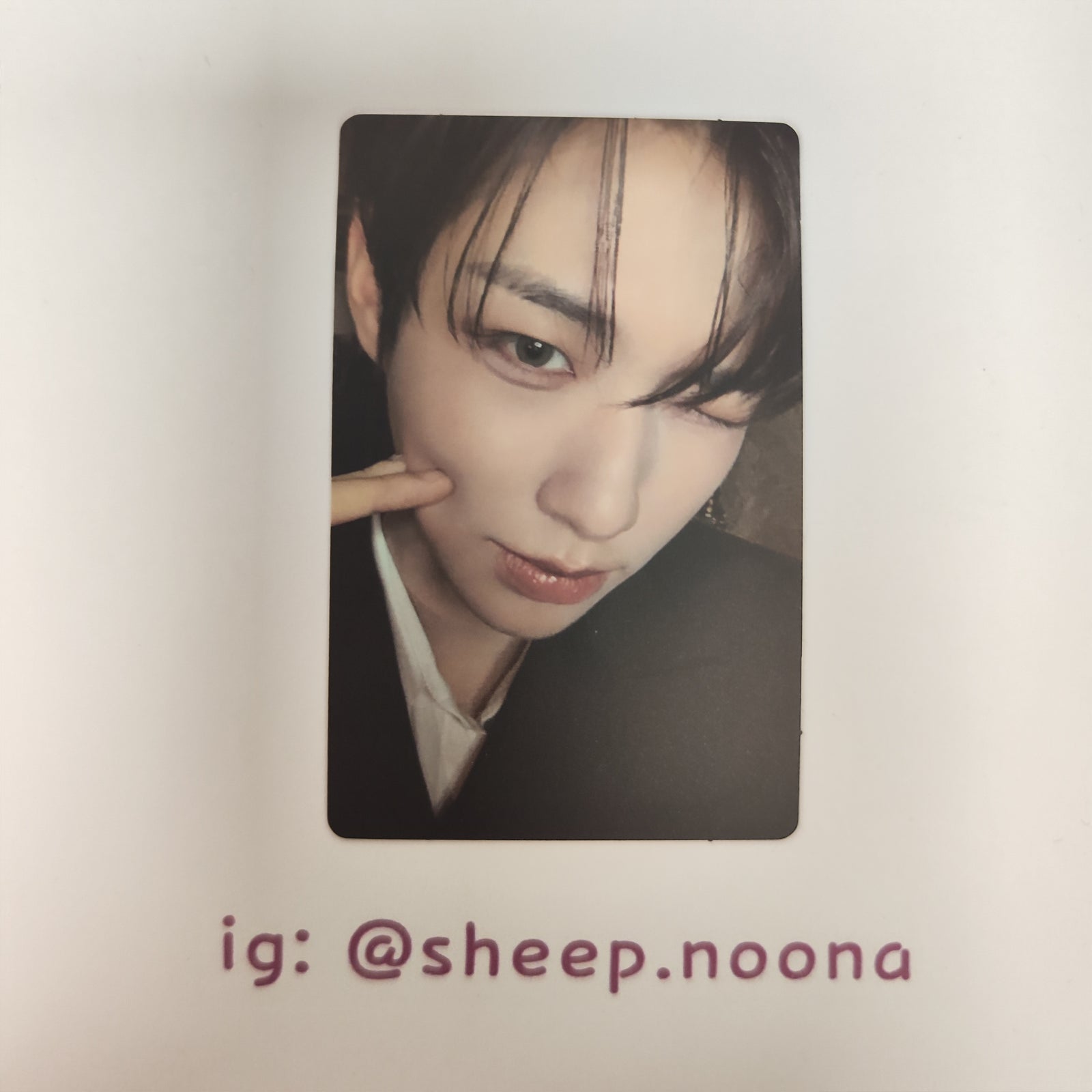 Photocards Sungmin CLOSE YOUR EYES