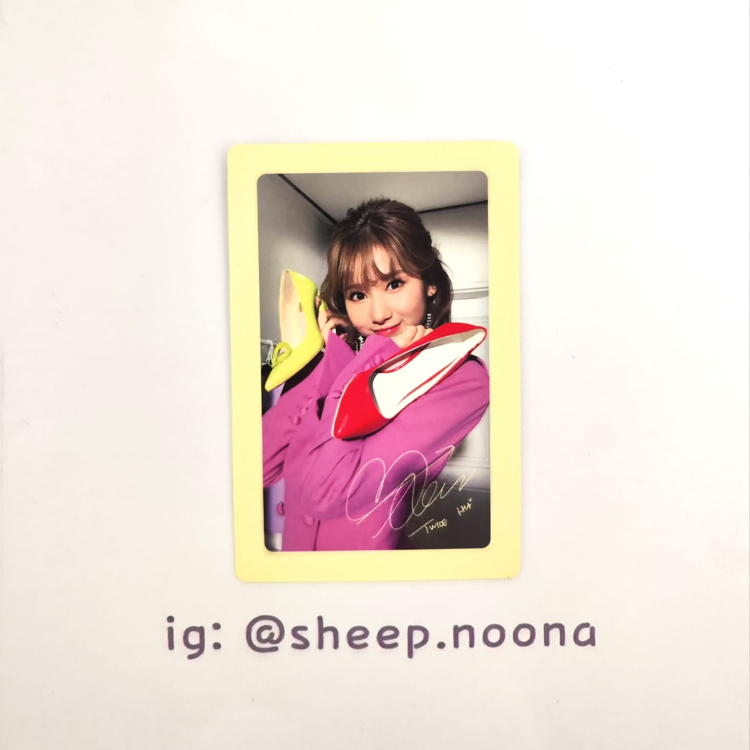 Photocard Sana Twice