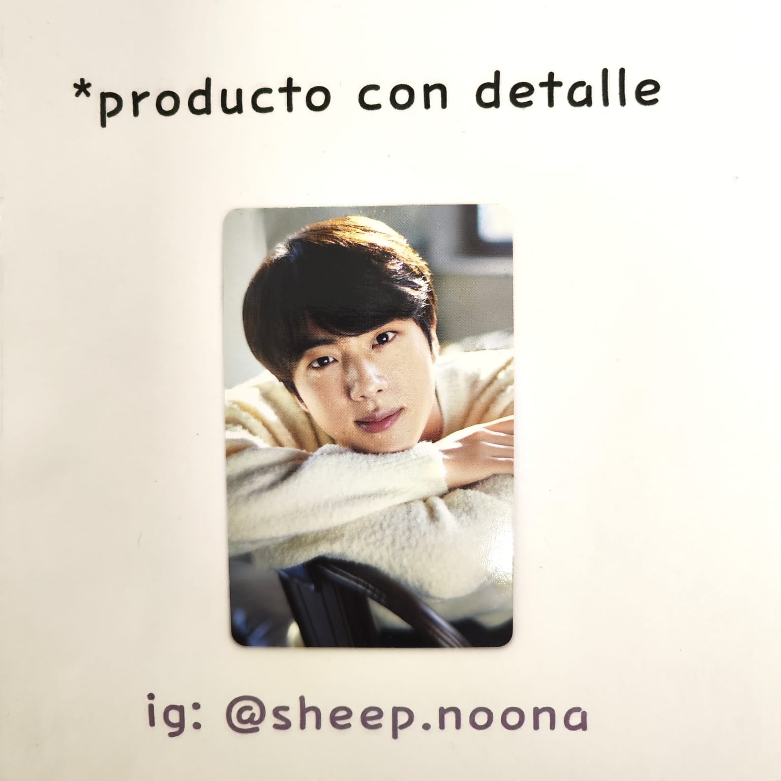 Photocards Jin BTS